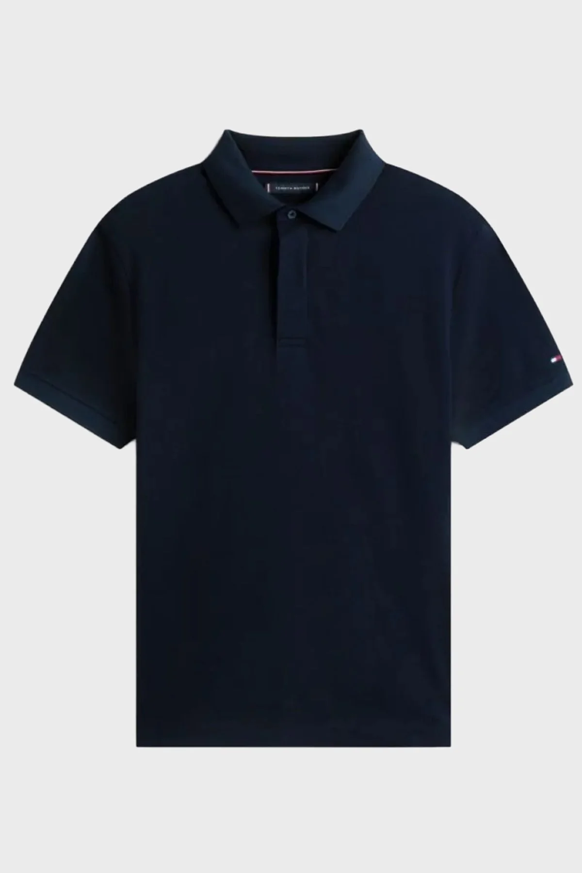 Tommy Hilfiger % 100 Pamuk Regular Fit Düğmeli Erkek Polo Yaka T Shirt MW0MW41513 DW5 LACİVERT - 5