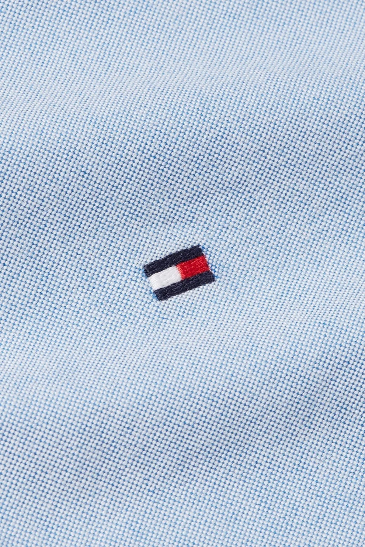 Tommy Hilfiger % 100 Pamuk Regular Fit Erkek Gömlek MW0MW35774 0GZ AÇIK MAVİ - 6