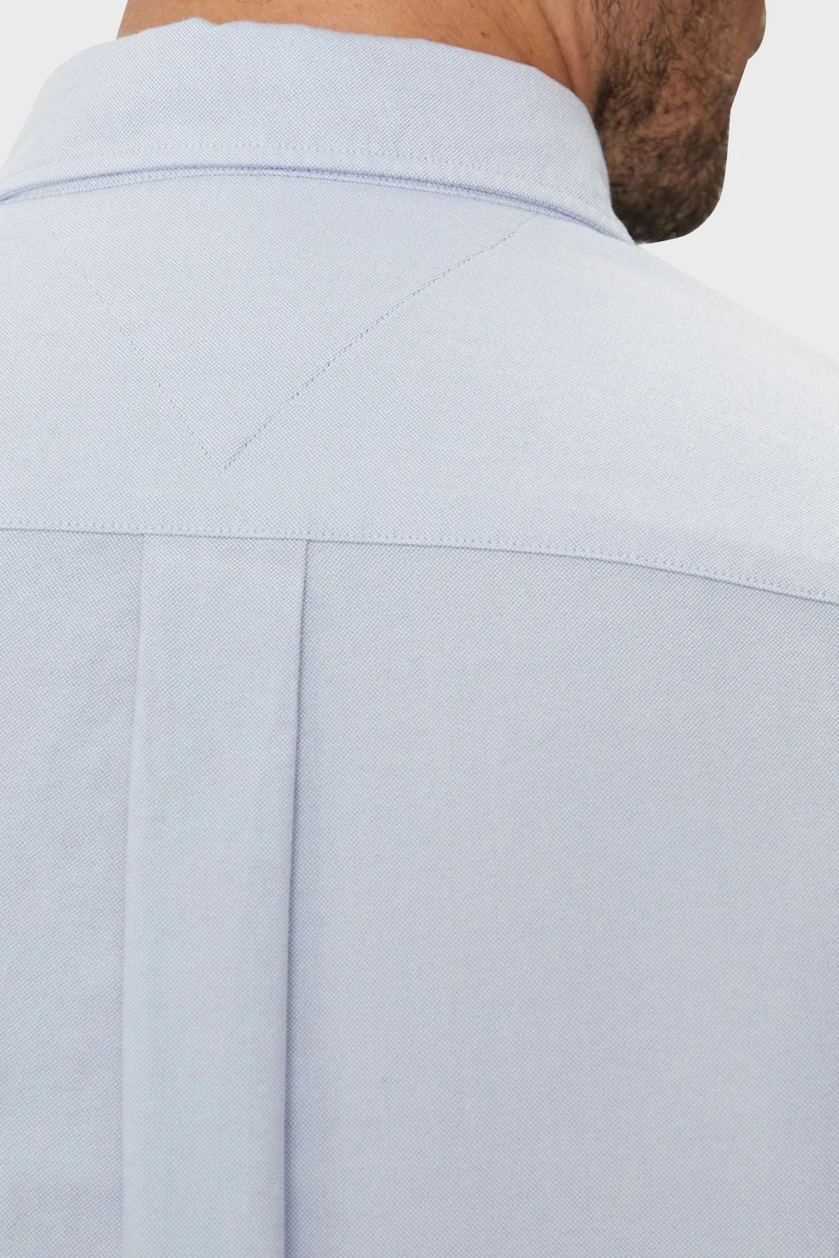 Tommy Hilfiger % 100 Pamuk Regular Fit Erkek Gömlek MW0MW35774 C14 MAVİ - 5