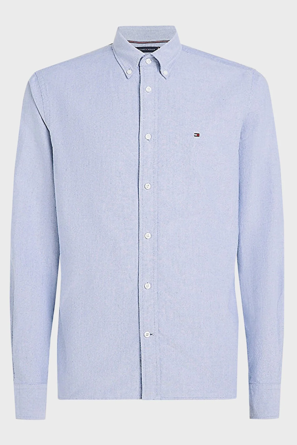 Tommy Hilfiger % 100 Pamuk Regular Fit Erkek Gömlek MW0MW35774 CI0 MAVİ - 10