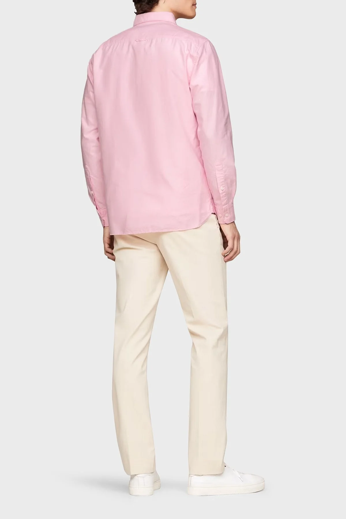 Tommy Hilfiger % 100 Pamuk Regular Fit Erkek Gömlek MW0MW35774 TOL PEMBE - 8