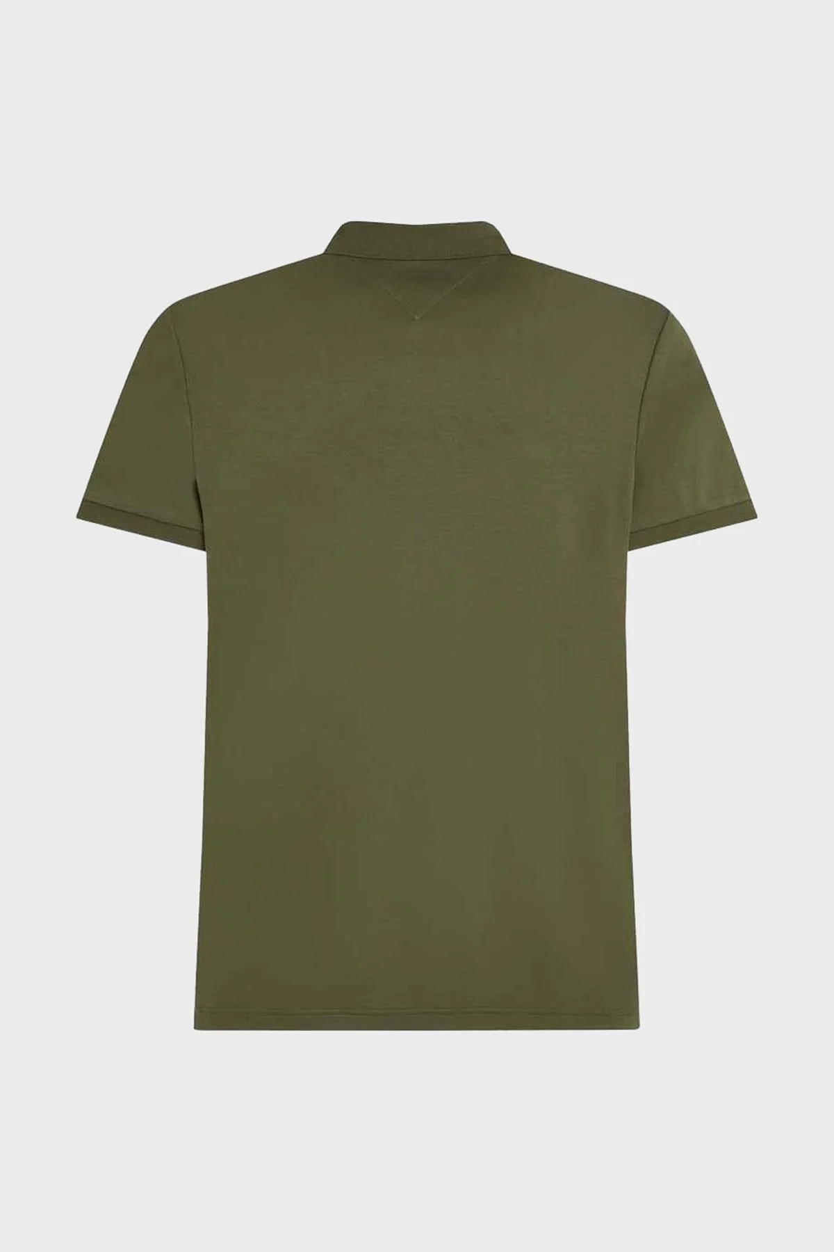 Tommy Hilfiger % 100 Pamuk Regular Fit Erkek Polo Yaka T Shirt MW0MW39994 RBN KOYU HAKİ - 5