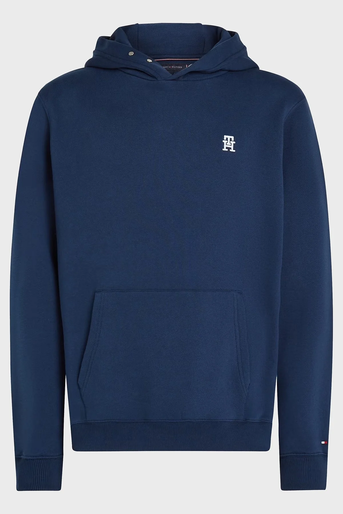 Tommy Hilfiger % 100 Pamuk Regular Fit Kapüşonlu Erkek Sweat MW0MW37469 DAF LACİVERT - 10