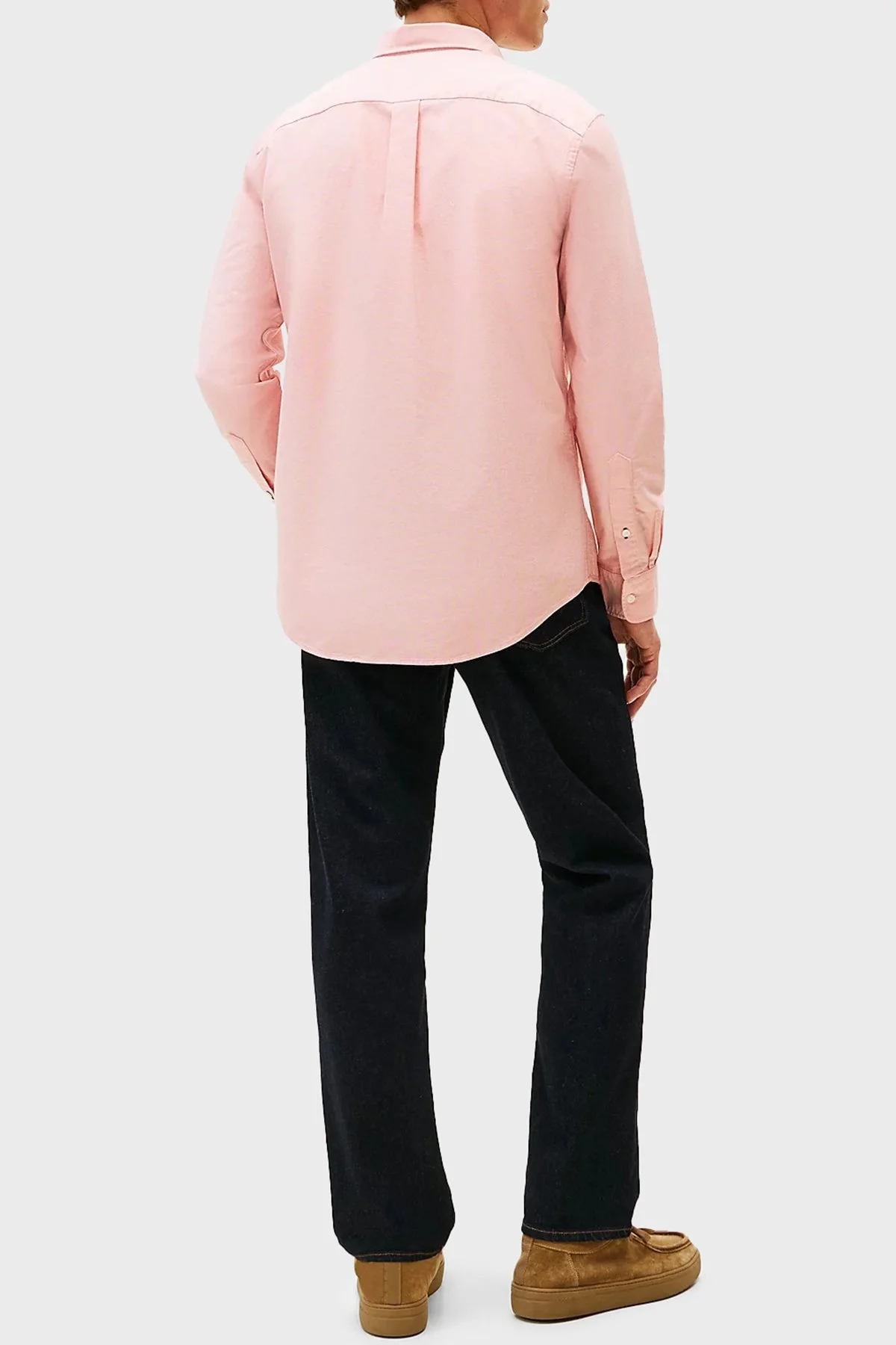 Tommy Hilfiger % 100 Pamuk Regular Fit Uzun Kollu Logolu Erkek Gömlek MW0MW35774 SCX ORANGE - 3