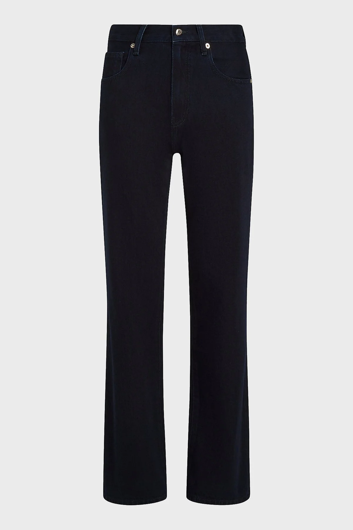 Tommy Hilfiger % 100 Pamuk Relaxed Fit Yüksek Bel Jeans Bayan Kot Pantolon WW0WW42810 1BN LACİVERT - 10