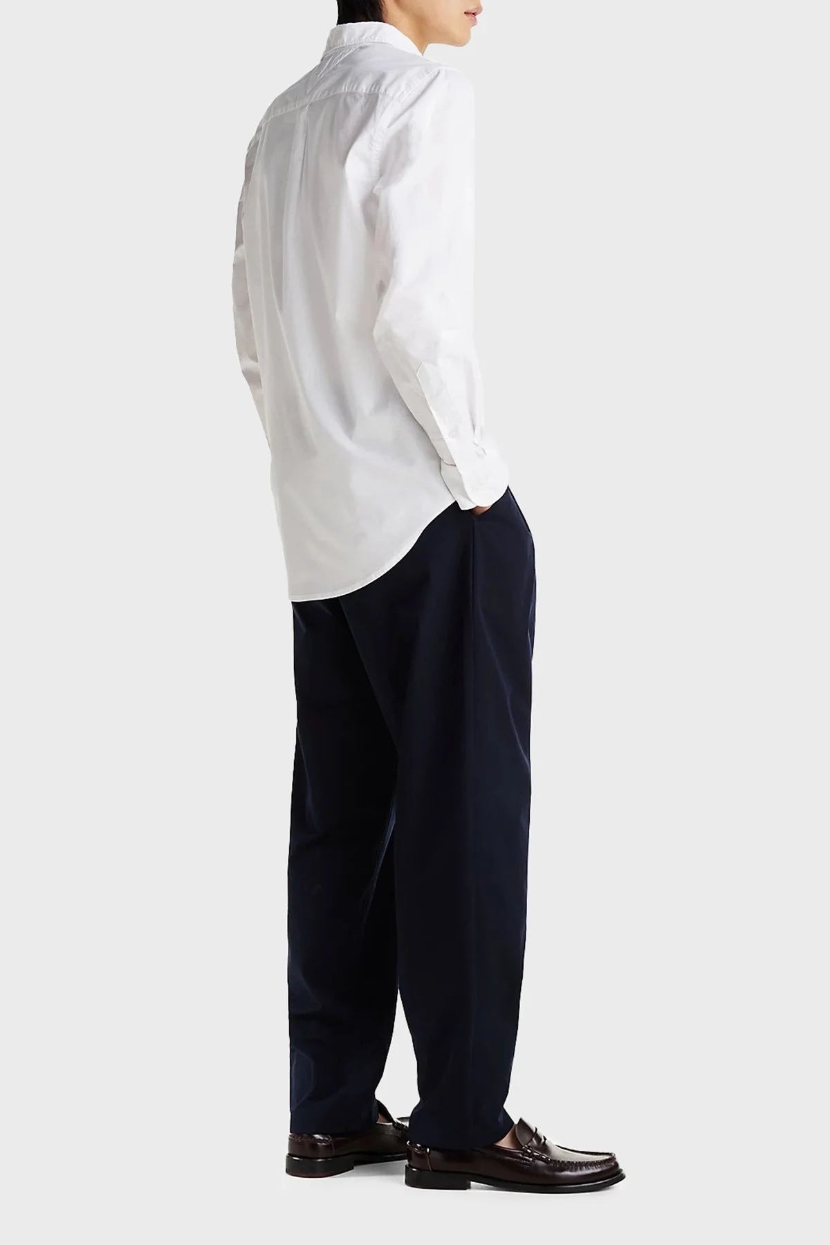 Tommy Hilfiger % 100 Pamuk Slim Fit Uzun Kollu Erkek Gömlek MW0MW38137 YCF BEYAZ - 8