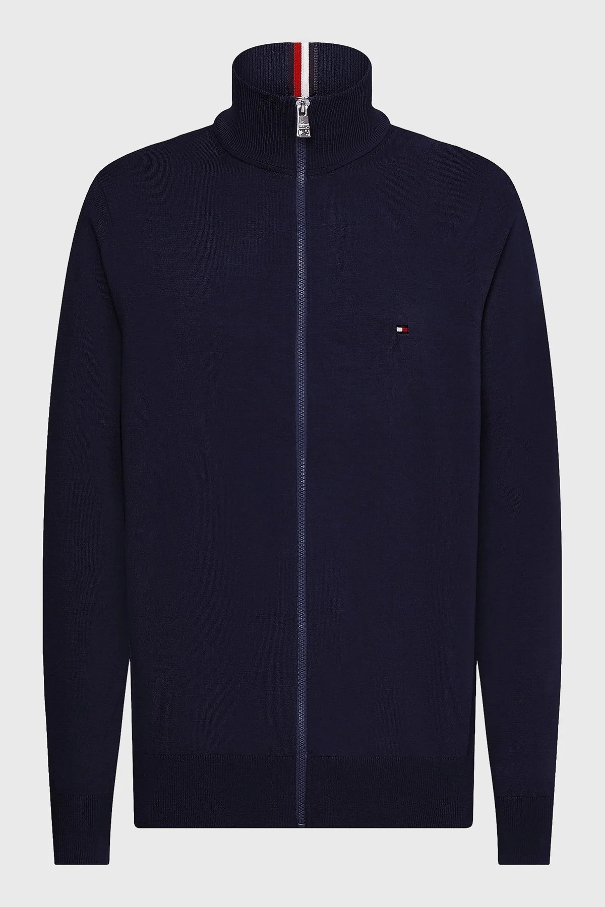 Tommy Hilfiger % 100 Pamuklu Regular Fit Erkek Sweat MW0MW22747 DW5 LACİVERT - 5