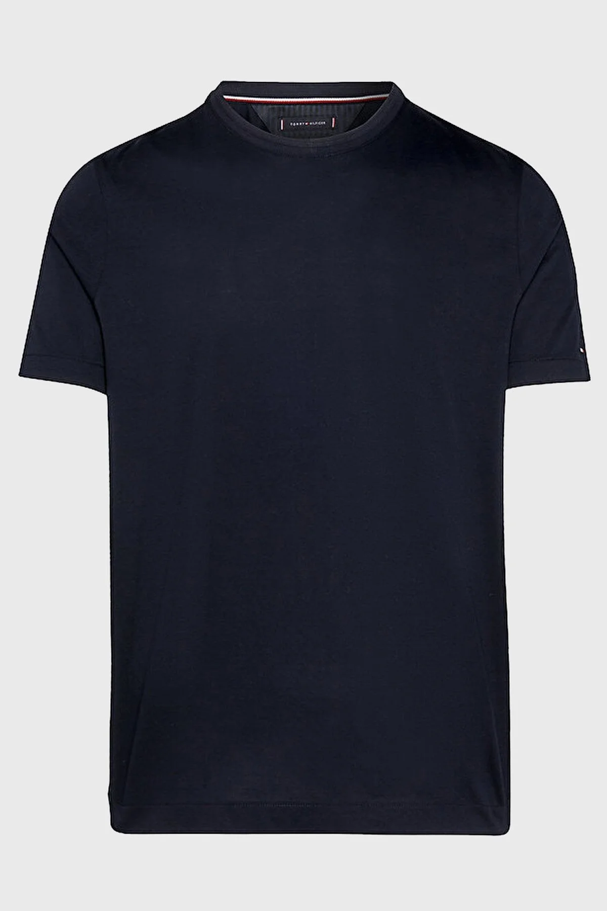 Tommy Hilfiger % 100 Pamuklu Regular Fit Erkek T Shirt MW0MW31526 DW5 LACİVERT - 3
