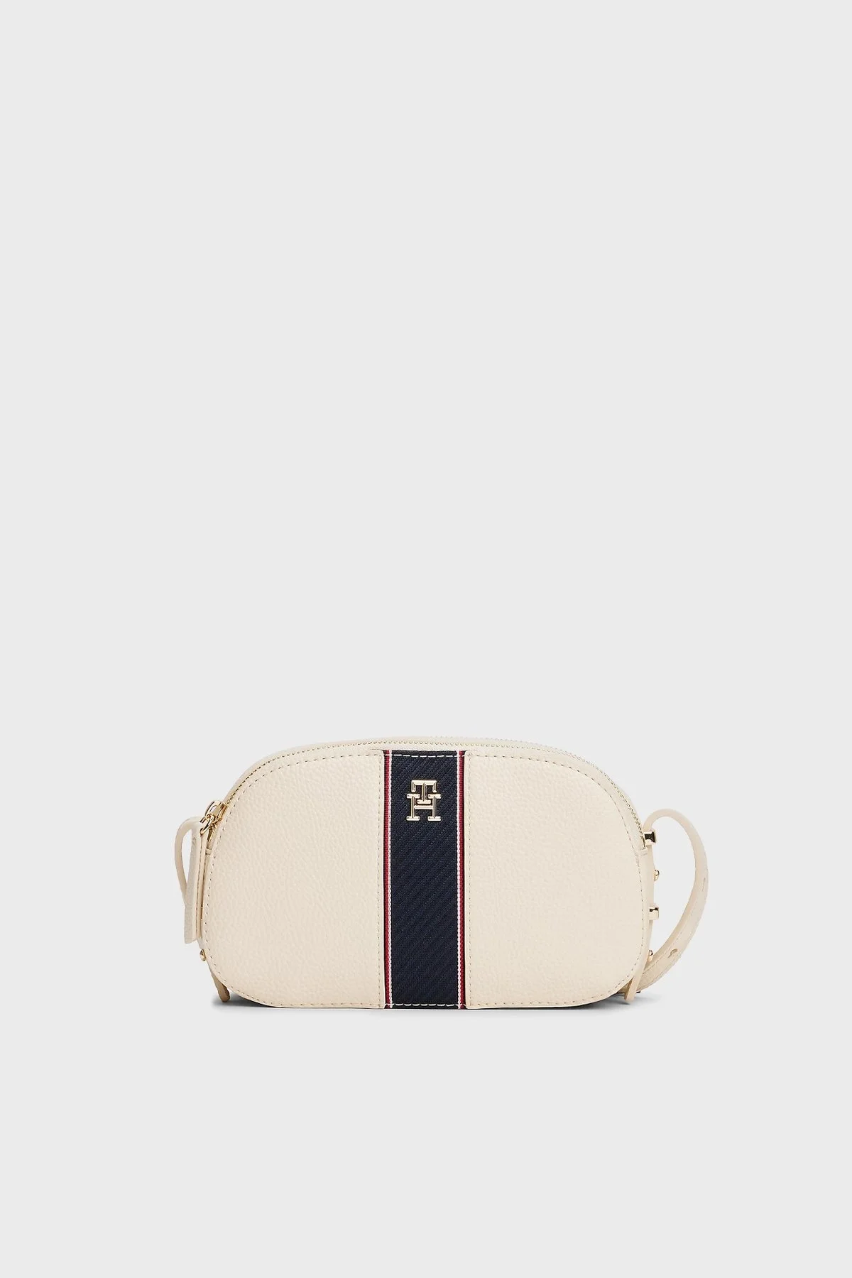 Tommy Hilfiger Ayarlanabilir Çapraz Askılı Bayan Çanta AW0AW16898 AA8 BEJ - 1