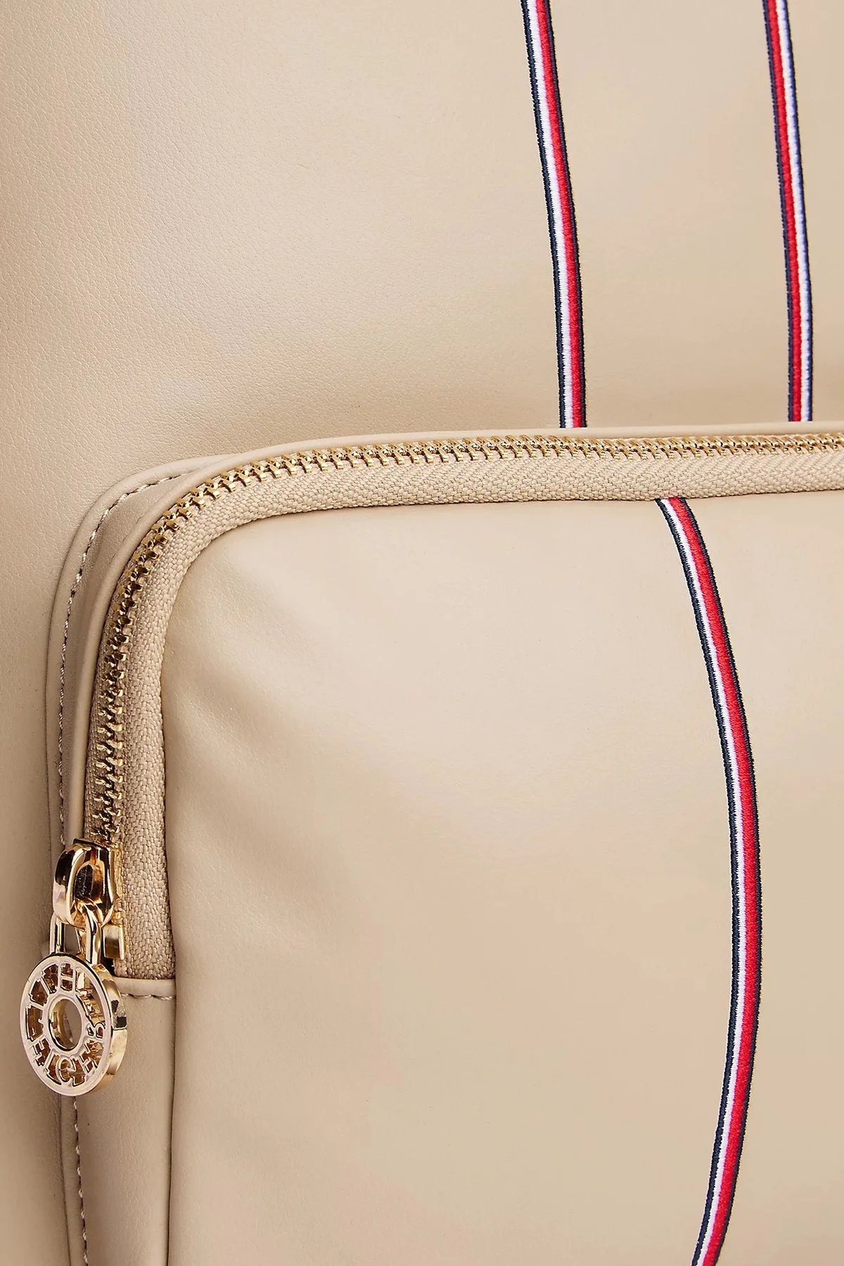 Tommy Hilfiger Ayarlanabilir Omuz Askılı Bayan Sırt Çantası AW0AW18001 0F4 BEJ - 4