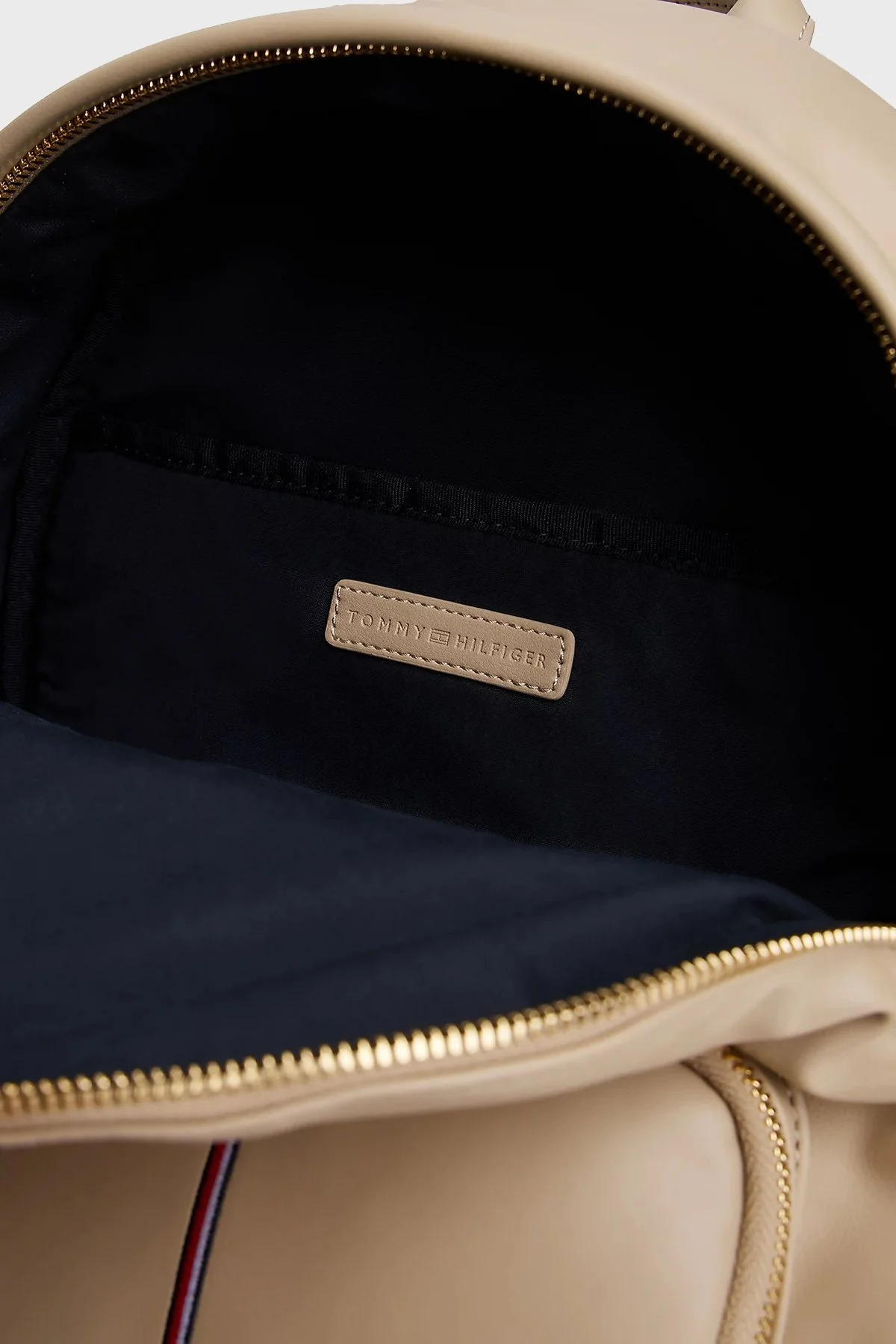 Tommy Hilfiger Ayarlanabilir Omuz Askılı Bayan Sırt Çantası AW0AW18001 0F4 BEJ - 5