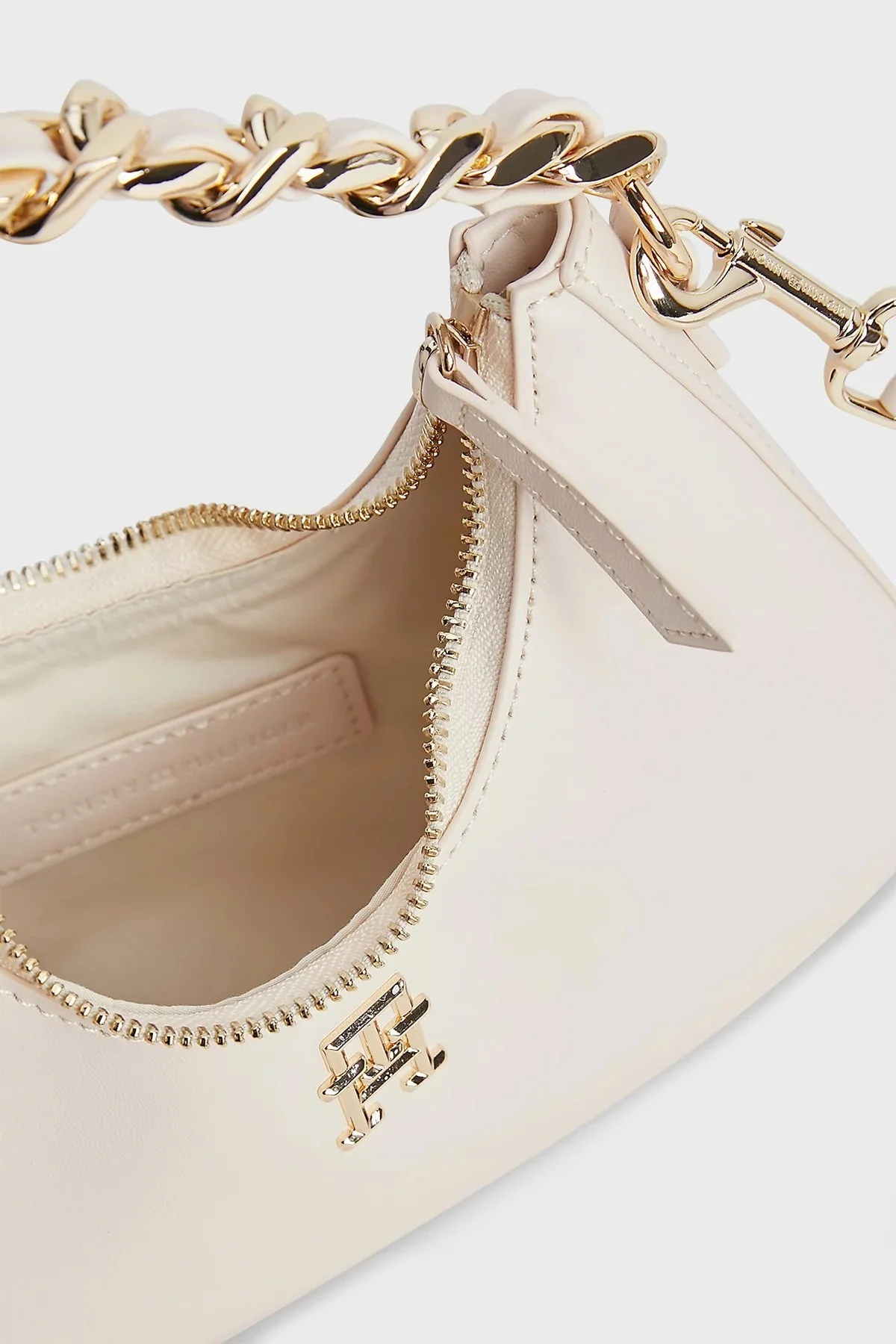 Tommy Hilfiger Ayarlanabilir ve Çıkarılabilir Uzatma Askılı Bayan Çanta AW0AW14180 AA8 KREM - 5