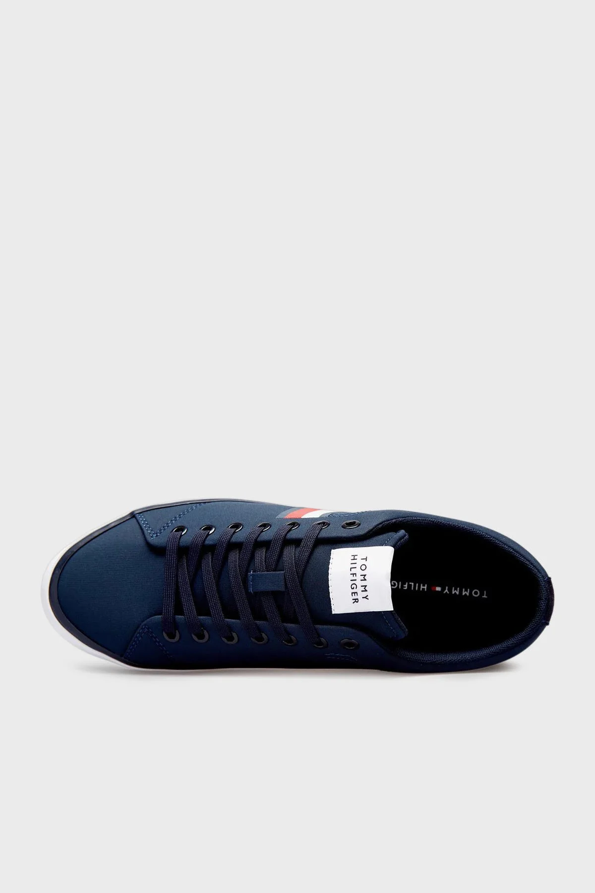 Tommy Hilfiger Bant Logolu Sneaker Erkek Ayakkabı FM0FM05393 DW5 LACİVERT - 9