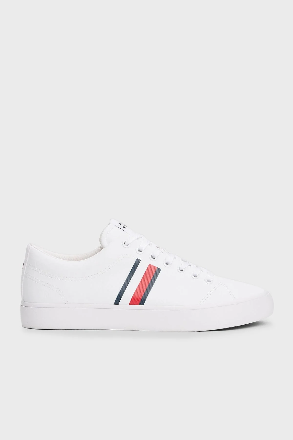 Tommy Hilfiger Bant Logolu Sneaker Erkek Ayakkabı FM0FM05393 YBS BEYAZ - 1
