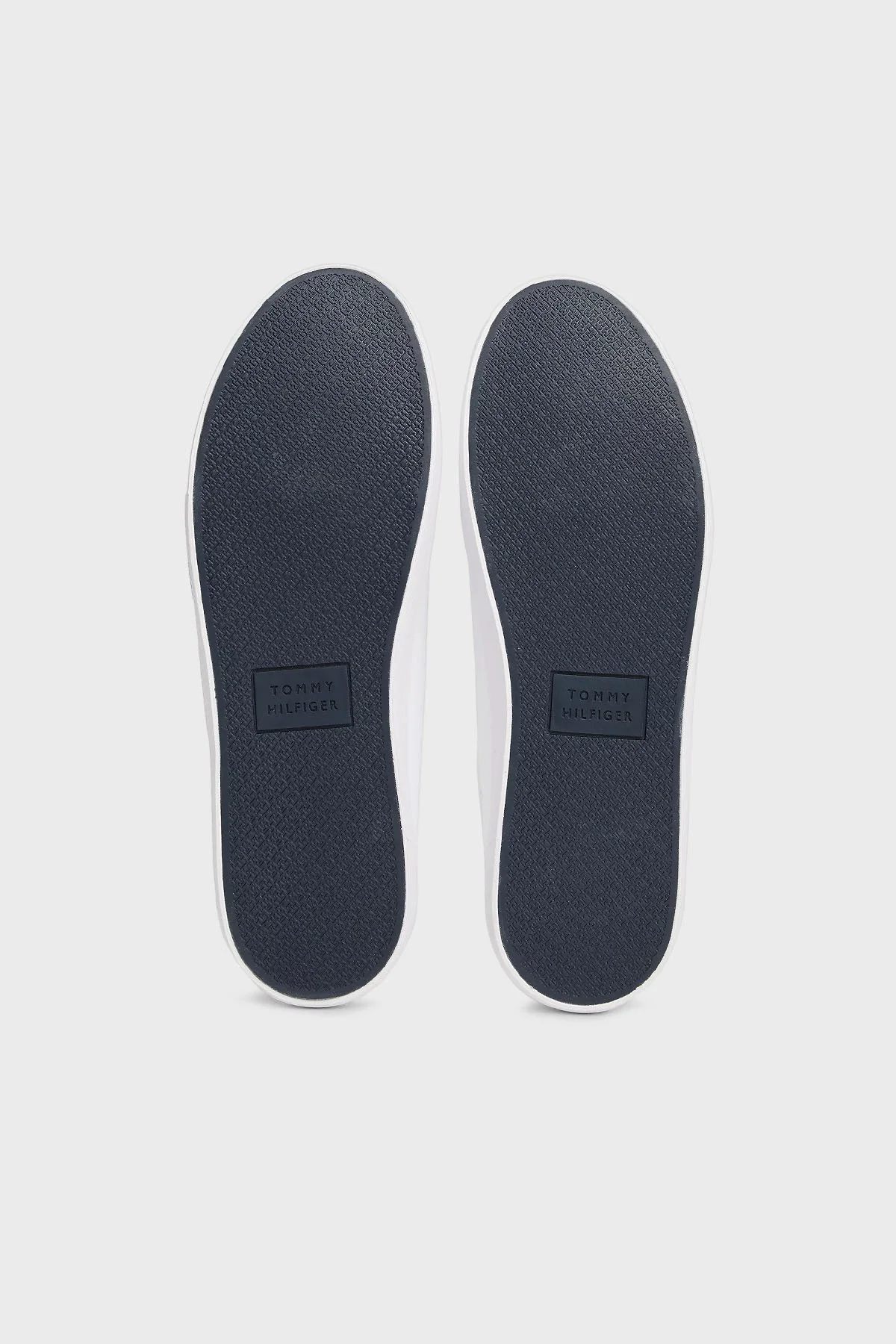 Tommy Hilfiger Bant Logolu Sneaker Erkek Ayakkabı FM0FM05393 YBS BEYAZ - 5