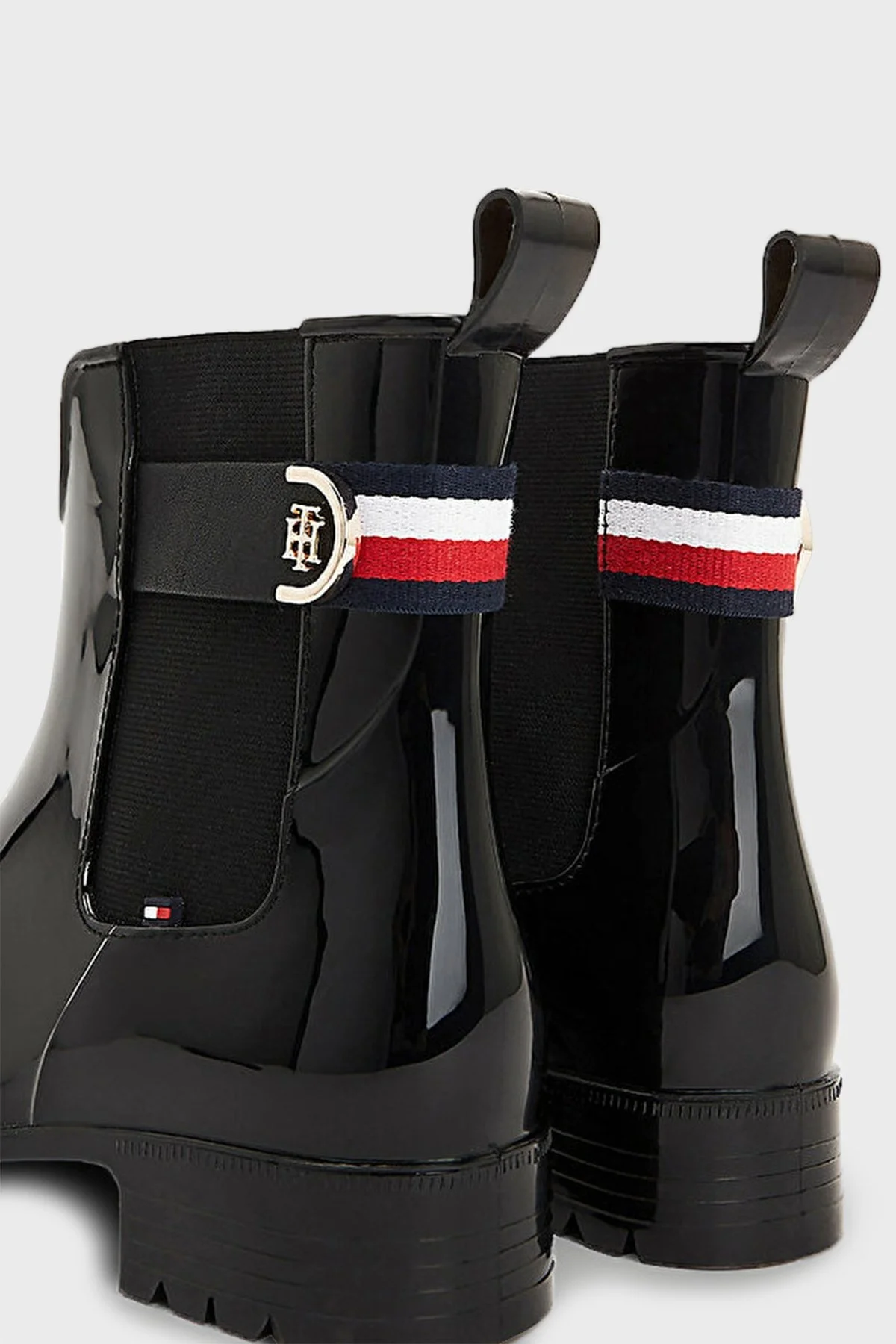 Tommy Hilfiger Bayan Yağmur Çizmesi FW0FW05968 BDS SİYAH - 4