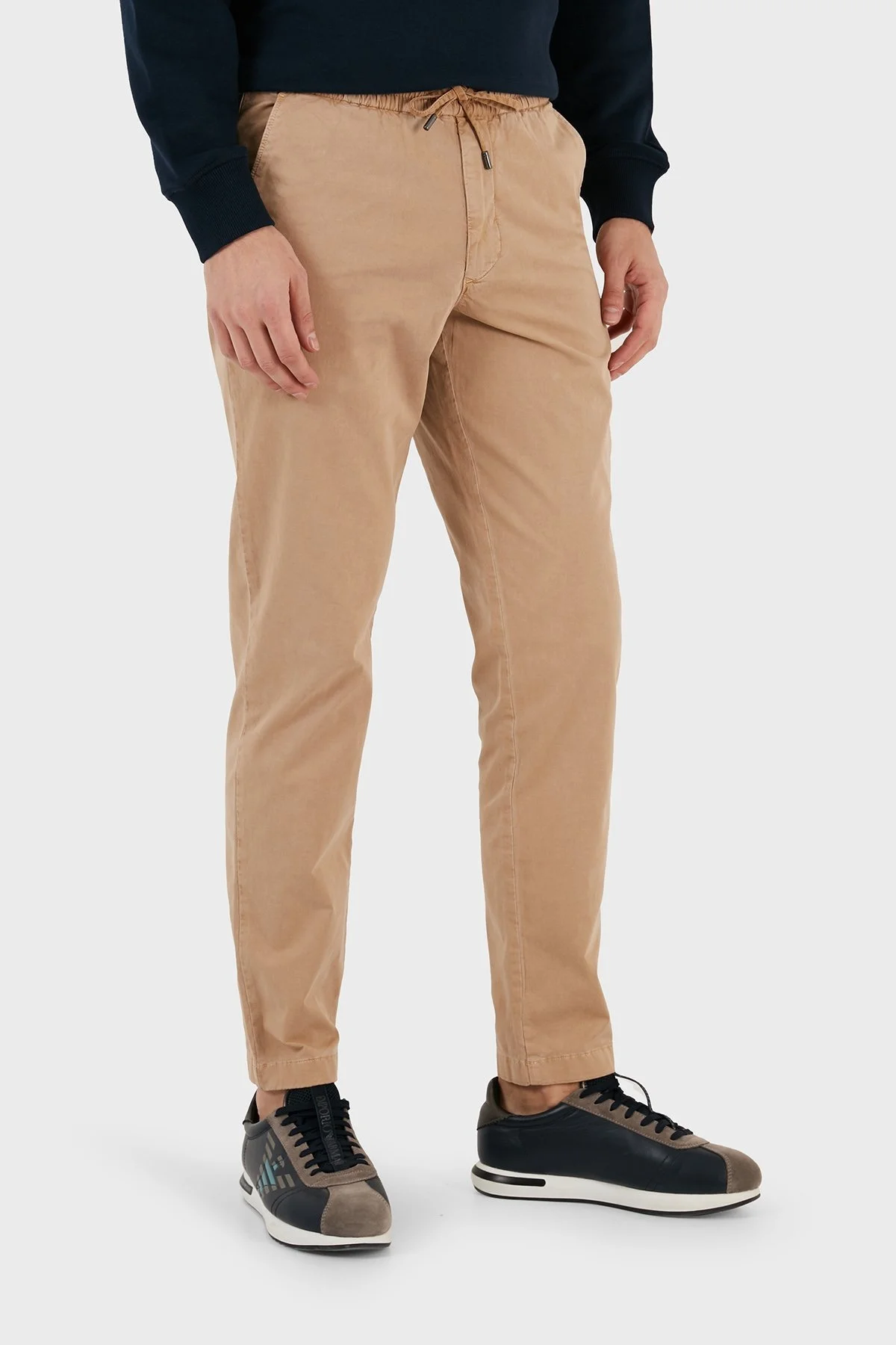 Tommy Hilfiger Belden Bağlamalı Pamuklu Cepli Regular Fit Erkek Pantolon MW0MW32131 RBL CAMEL - 9