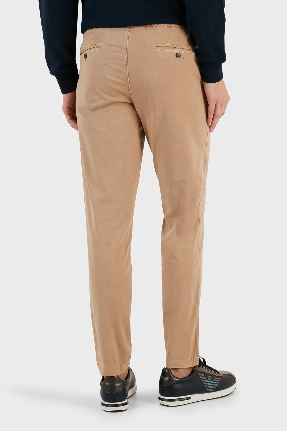 Tommy Hilfiger Belden Bağlamalı Pamuklu Cepli Regular Fit Erkek Pantolon MW0MW32131 RBL CAMEL - 10