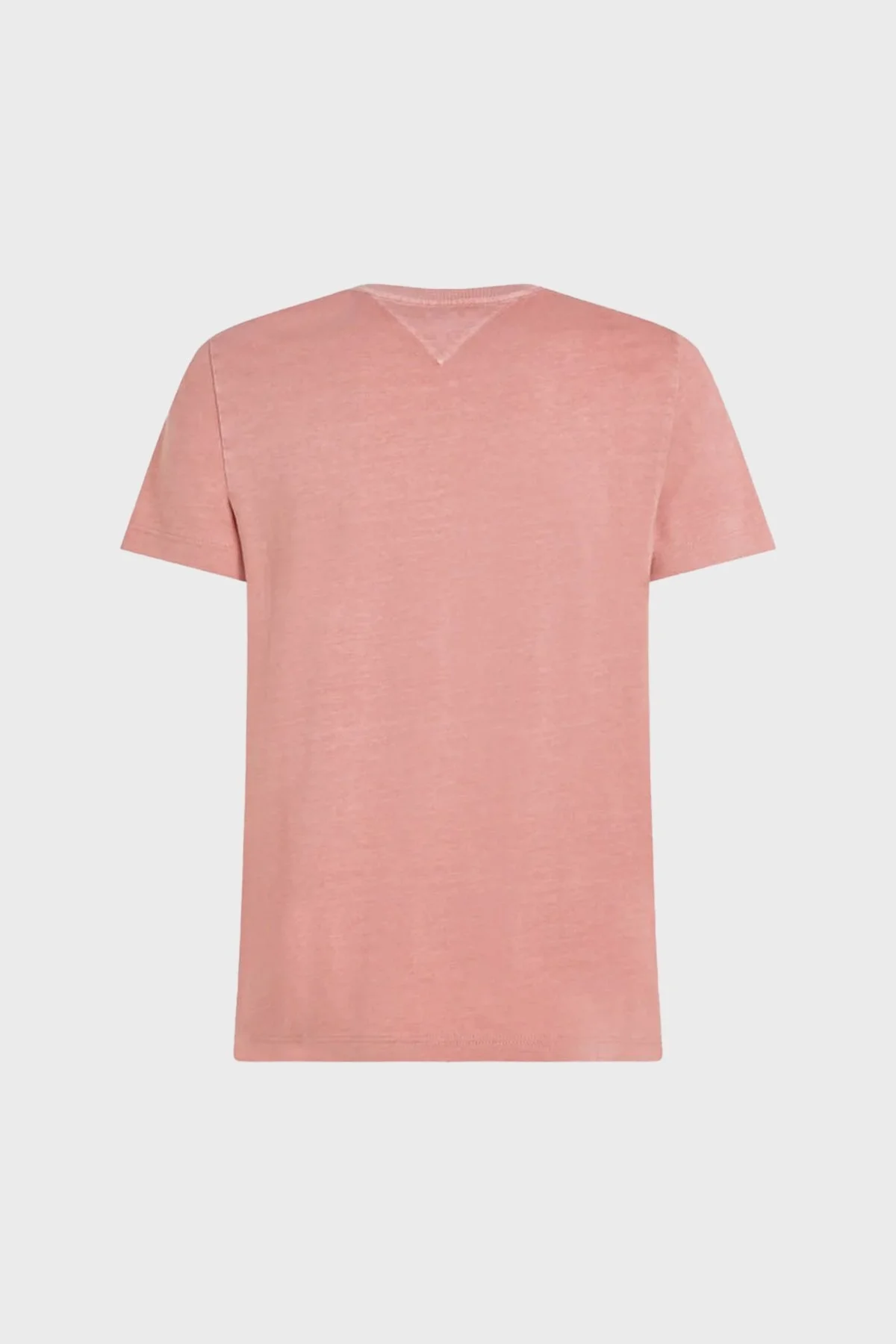 Tommy Hilfiger Bisiklet Yaka % 100 Pamuk Regular Fit Erkek T Shirt MW0MW35186 TJ5 PEMBE - 2