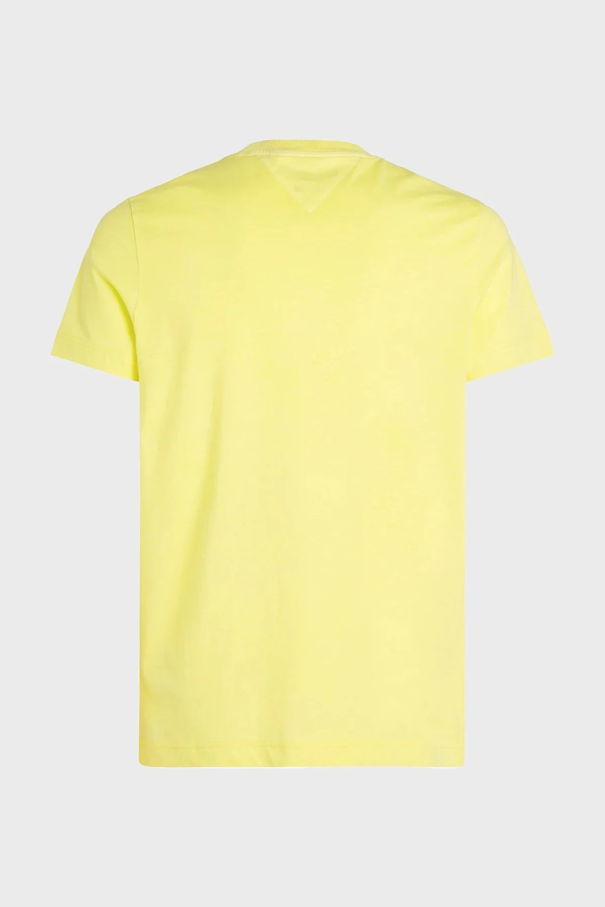 Tommy Hilfiger Bisiklet Yaka % 100 Pamuk Regular Fit Erkek T Shirt MW0MW35186 ZIN SARI - 2