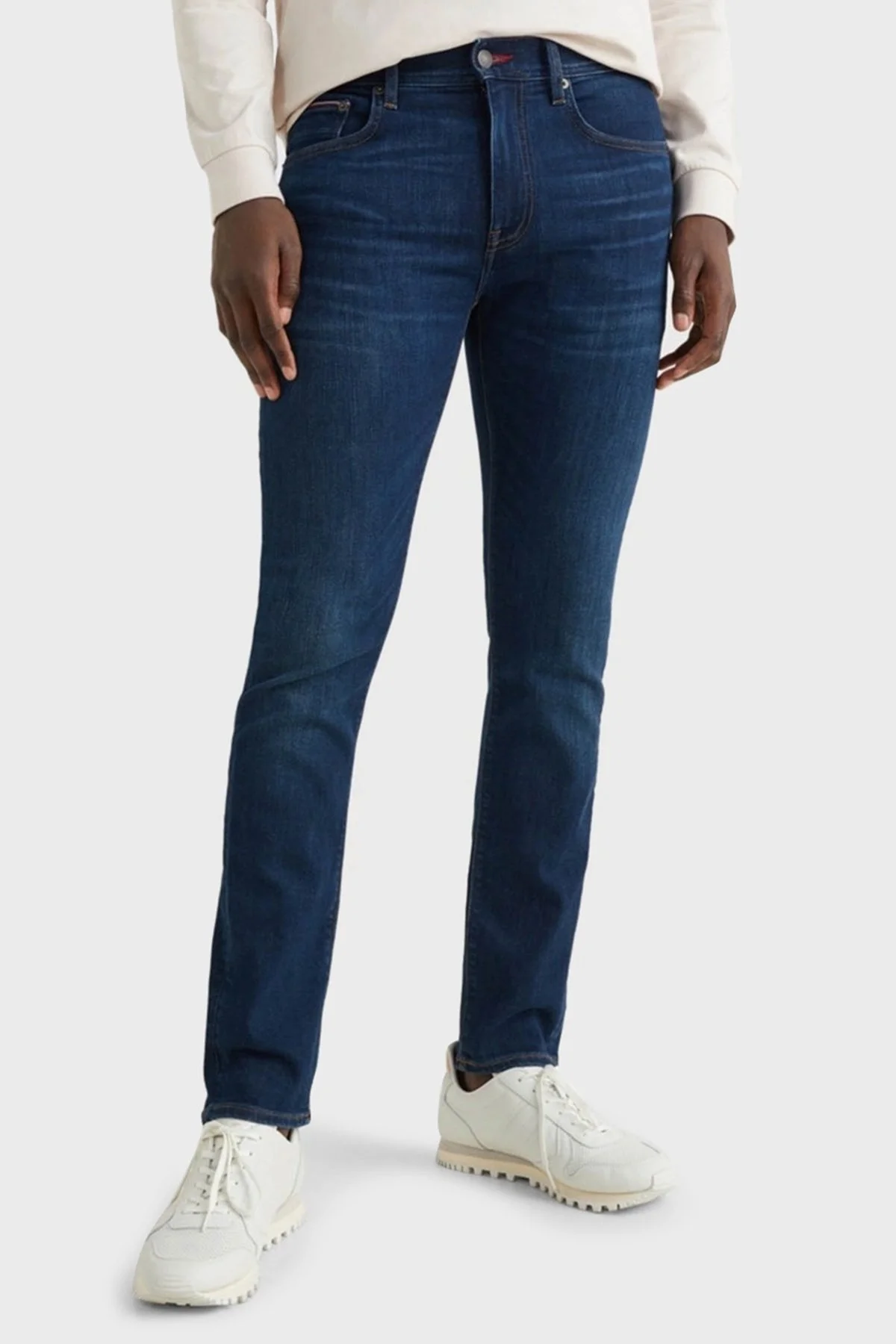 Tommy Hilfiger Bleecker Streç Pamuklu Normal Bel Slim Fit Jeans Erkek Kot Pantolon MW0MW26537 1BN LACİVERT - 2