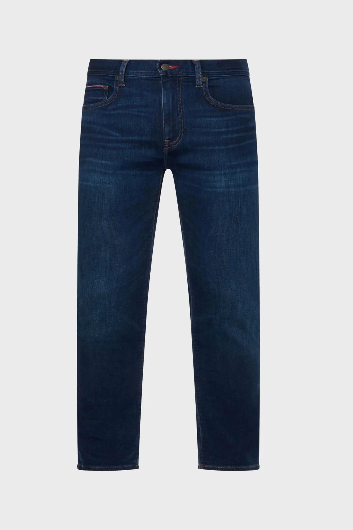 Tommy Hilfiger Bleecker Streç Pamuklu Normal Bel Slim Fit Jeans Erkek Kot Pantolon MW0MW26537 1BN LACİVERT - 5