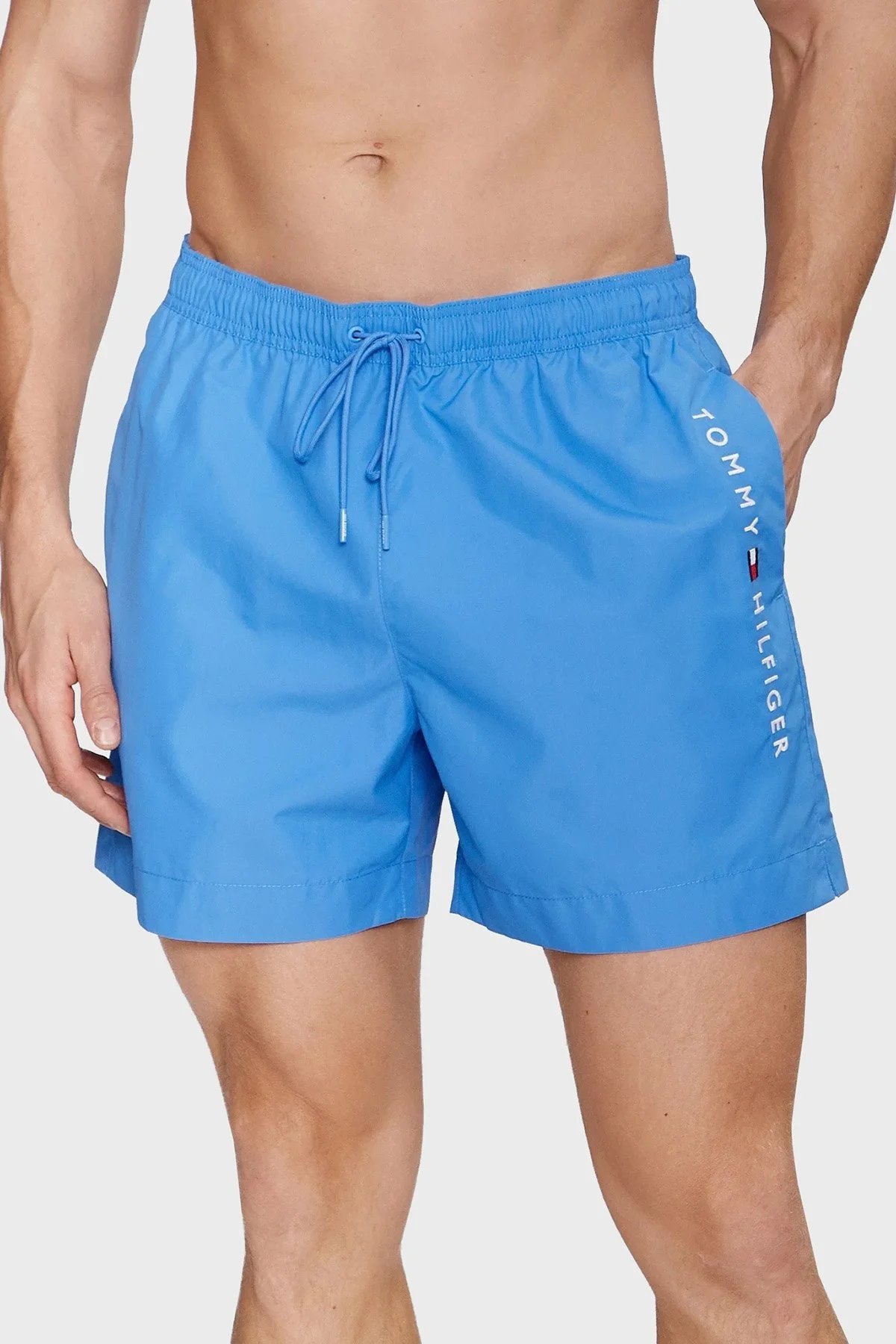 Tommy Hilfiger Cepli Erkek Mayo Short UM0UM03258 C30 MAVİ - 4