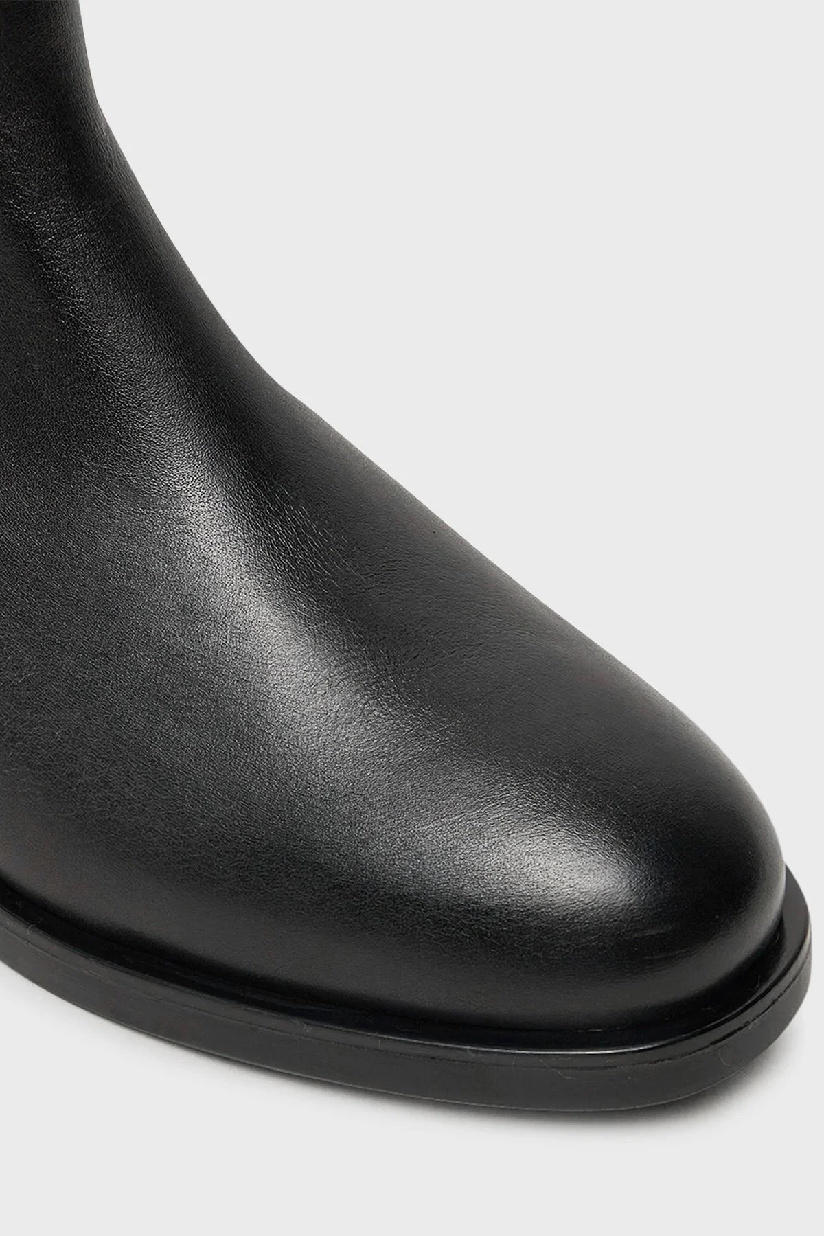 Tommy Hilfiger Chelsea Deri Zımbalı Bayan Bot FW0FW08184 BDS SİYAH - 4