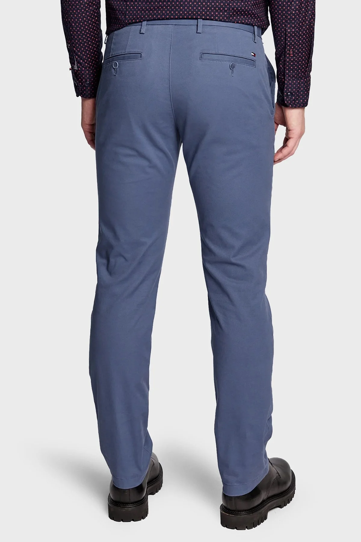 Tommy Hilfiger Chinos Denton Pamuklu Regular Fit Erkek Pantolon MW0MW25964 DBZ İNDİGO - 8