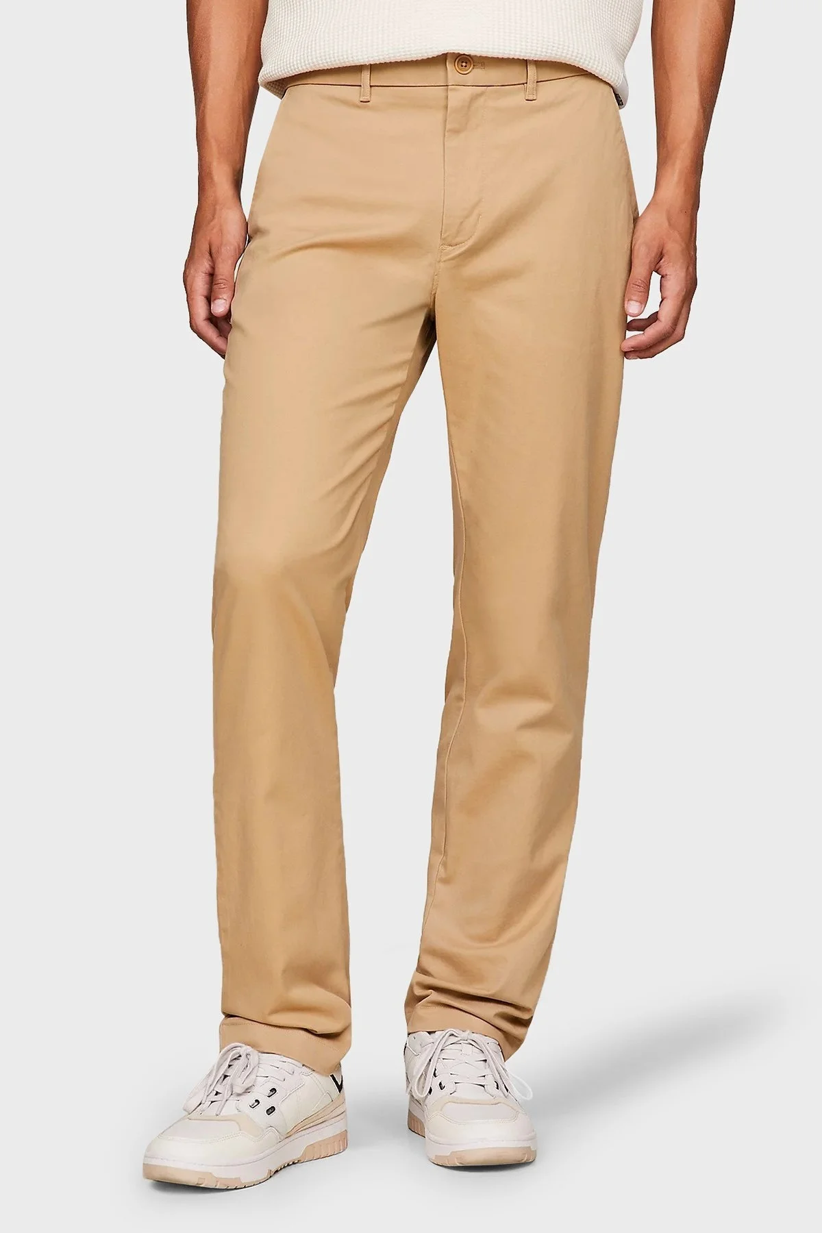 Tommy Hilfiger Chinos Denton Pamuklu Regular Fit Erkek Pantolon MW0MW25964 RBL CAMEL - 5