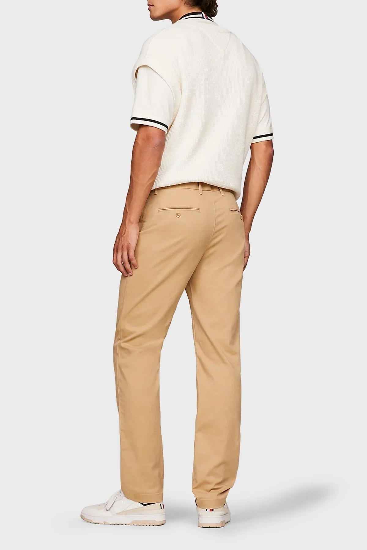 Tommy Hilfiger Chinos Denton Pamuklu Regular Fit Erkek Pantolon MW0MW25964 RBL CAMEL - 8
