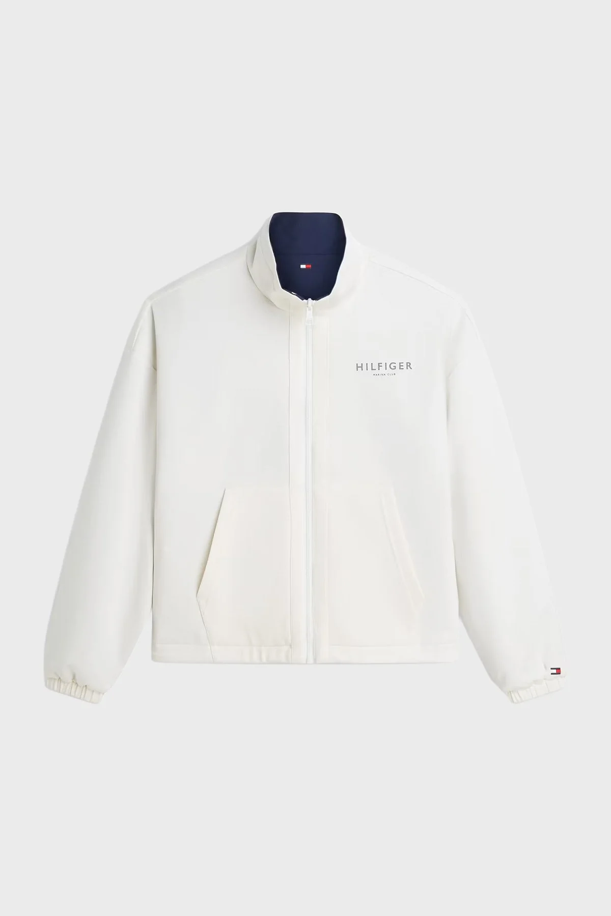 Tommy Hilfiger Çift Taraflı Pamuklu Regular Erkek Sweat MW0MW43183 0K4 Beyaz - 7