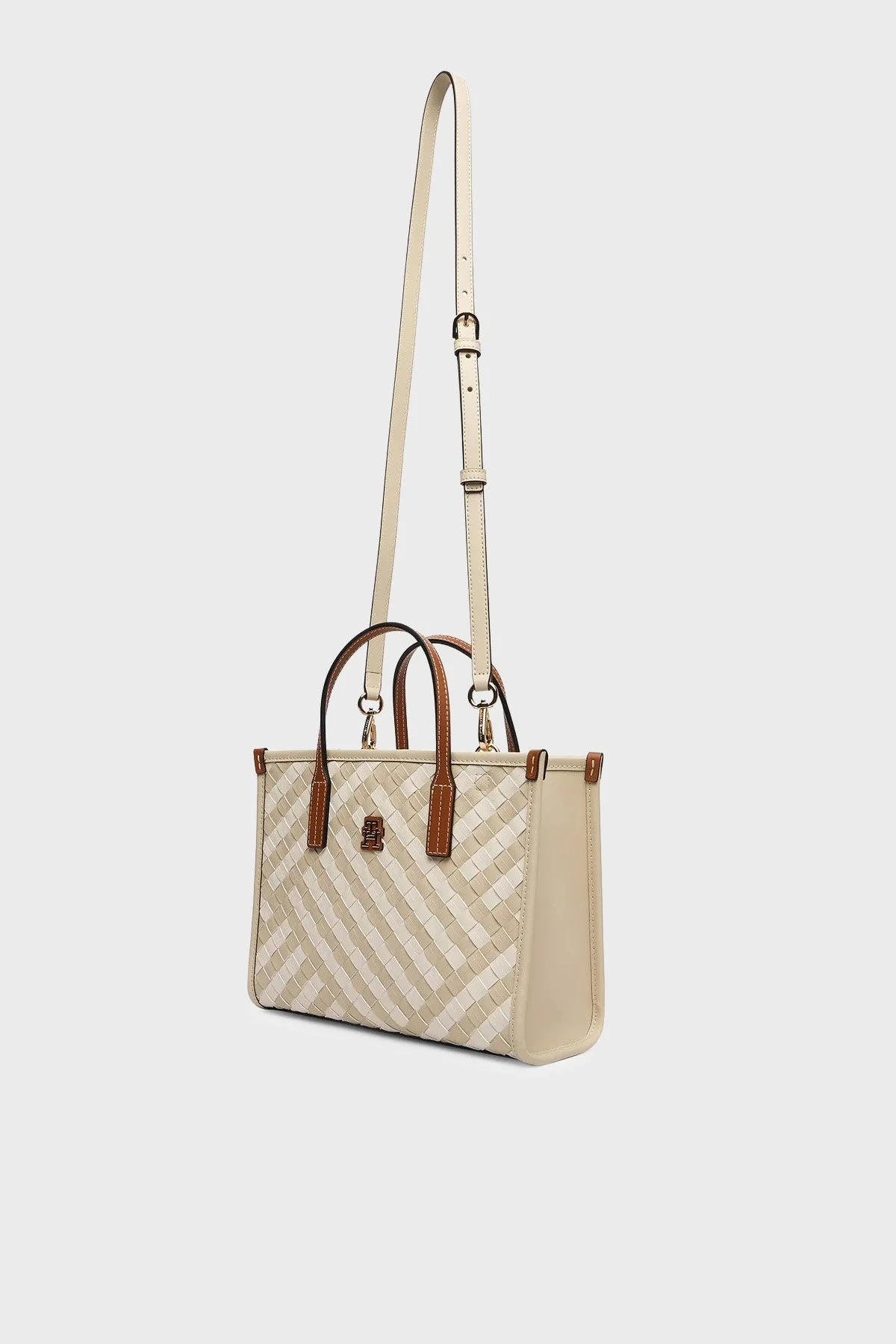 Tommy Hilfiger Çıkarılabilir Askılı Tote Kadın Çanta AW0AW18393 0F4 BEJ - 4