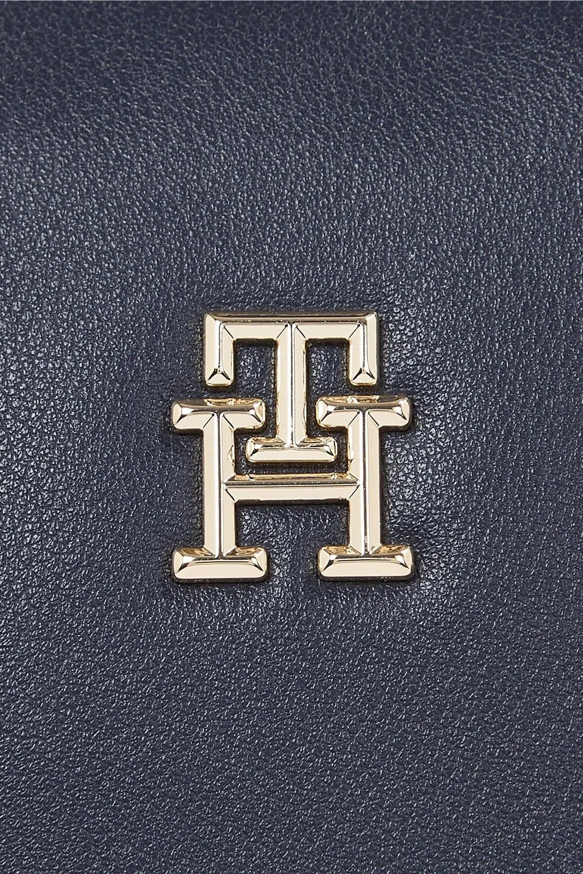 Tommy Hilfiger Çıkarılabilir Ayarlanabilir Omuz Askılı Logolu Fermuarlı Deri Bayan Çanta AW0AW15592 DW6 LACİVERT - 4