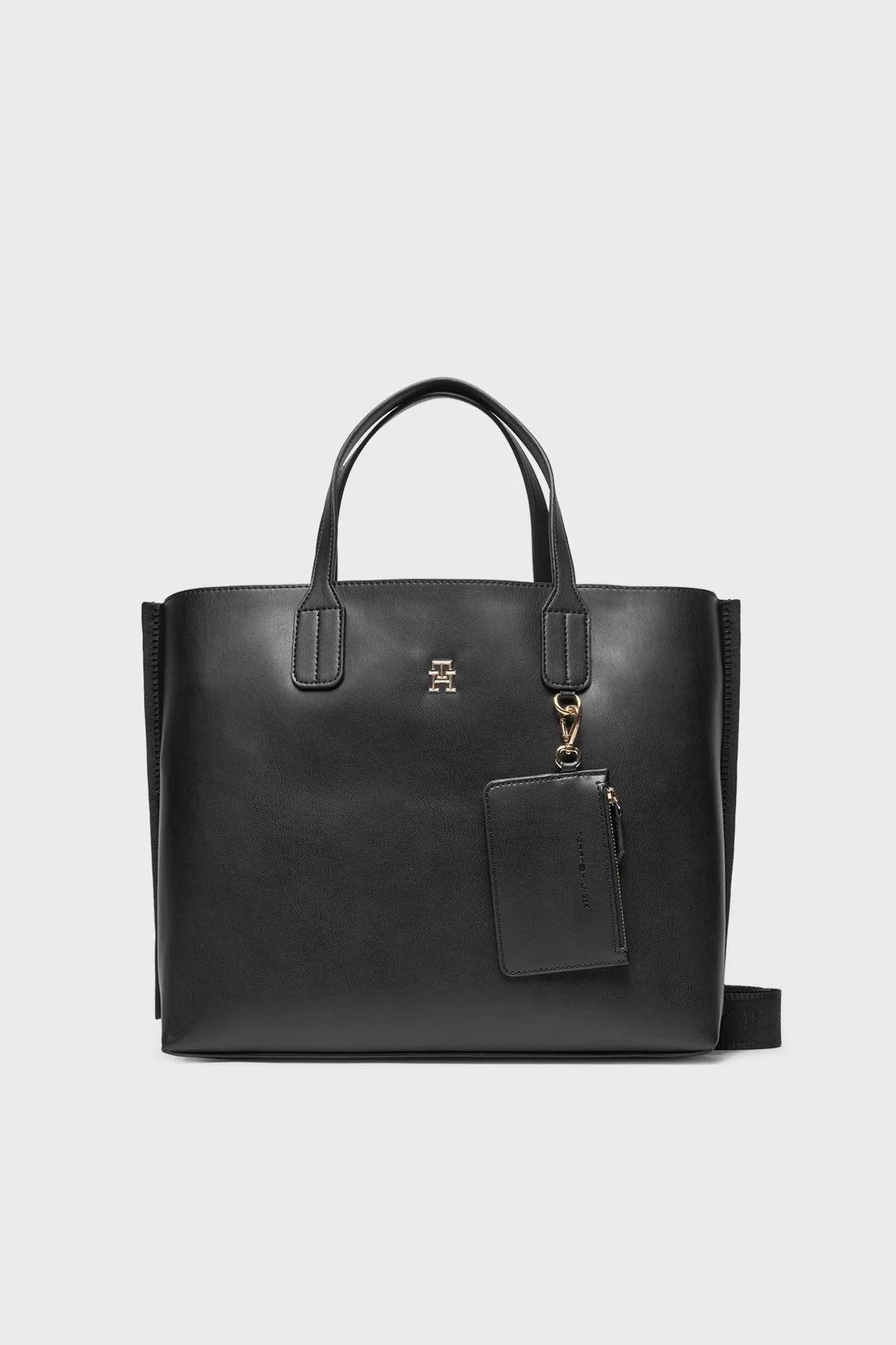 Tommy Hilfiger Çıkarılabilir Çapraz Askılı Bayan Çanta AW0AW17335 BDS SİYAH - 1