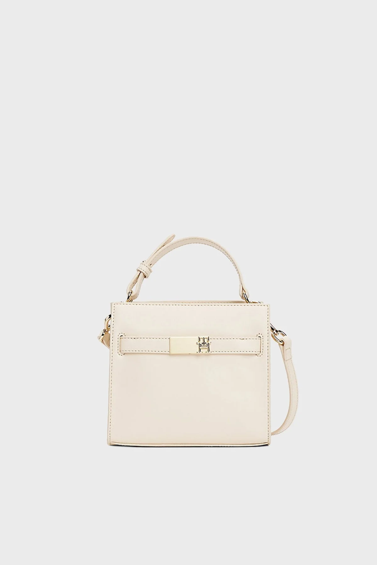 Tommy Hilfiger Çıkarılabilir Çapraz Askılı Bayan Çanta AW0AW17405 AA8 BEJ - 1