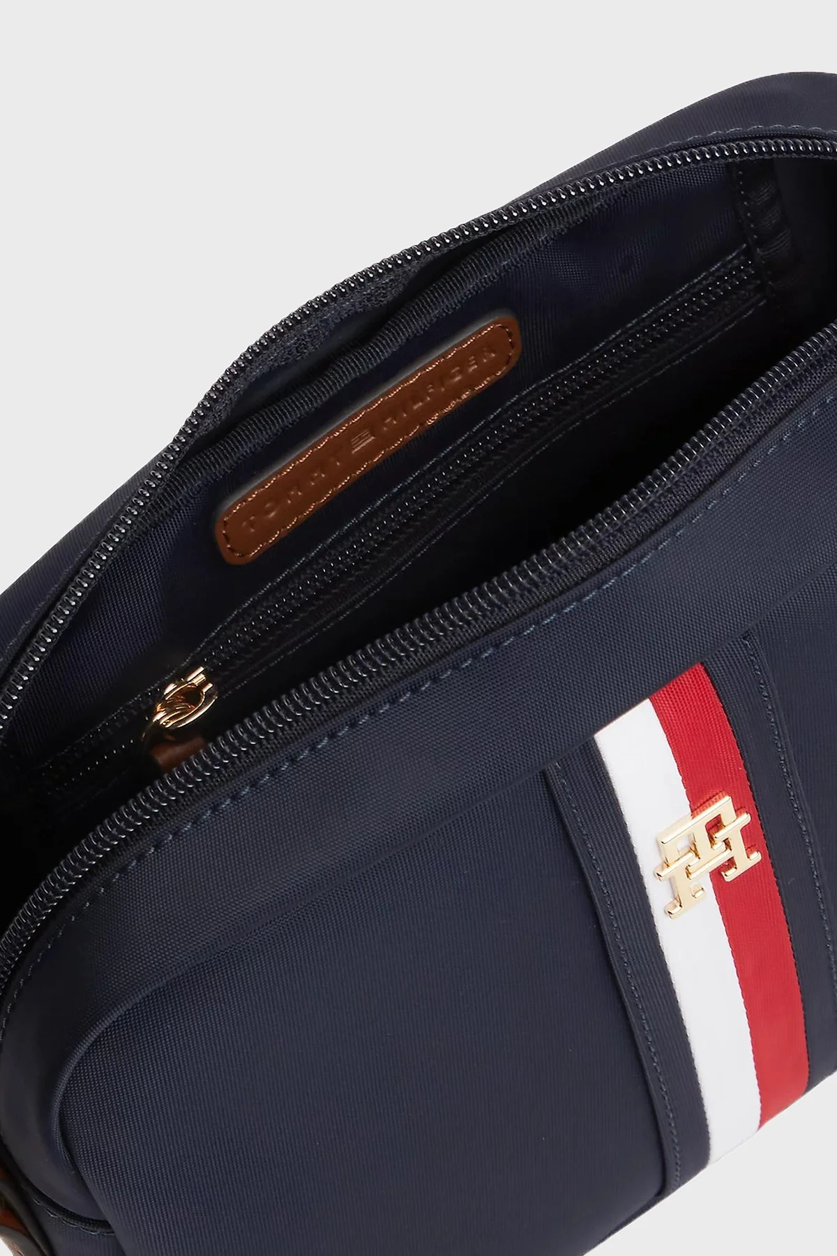 Tommy Hilfiger Çizgili Çapraz Askılı Kadın Çanta AW0AW19023 DW6 Lacivert - 5