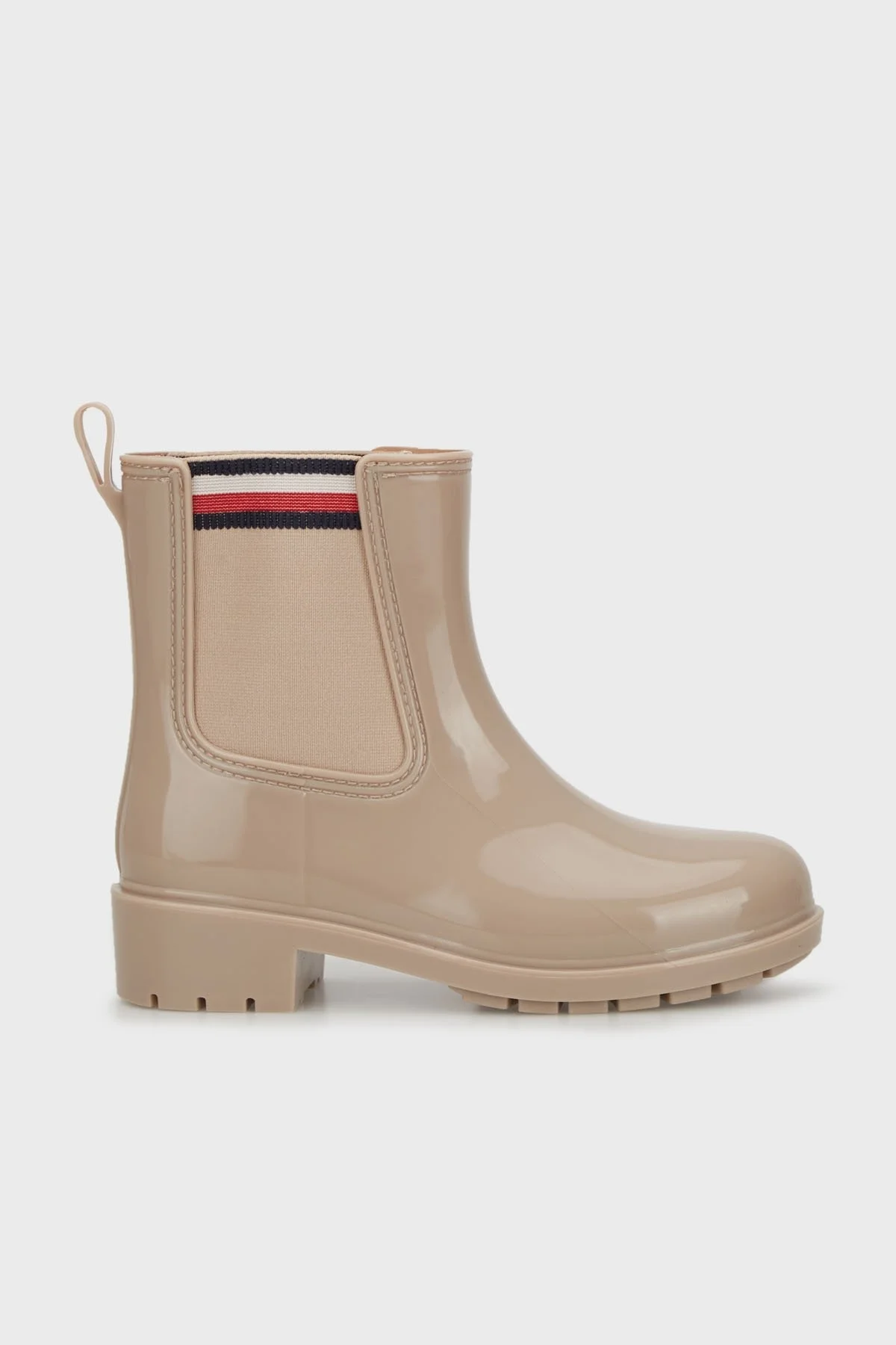 Tommy Hilfiger Corporate Elastic Rainboot Bayan Bot FW0FW07473 ABO BEJ - 6
