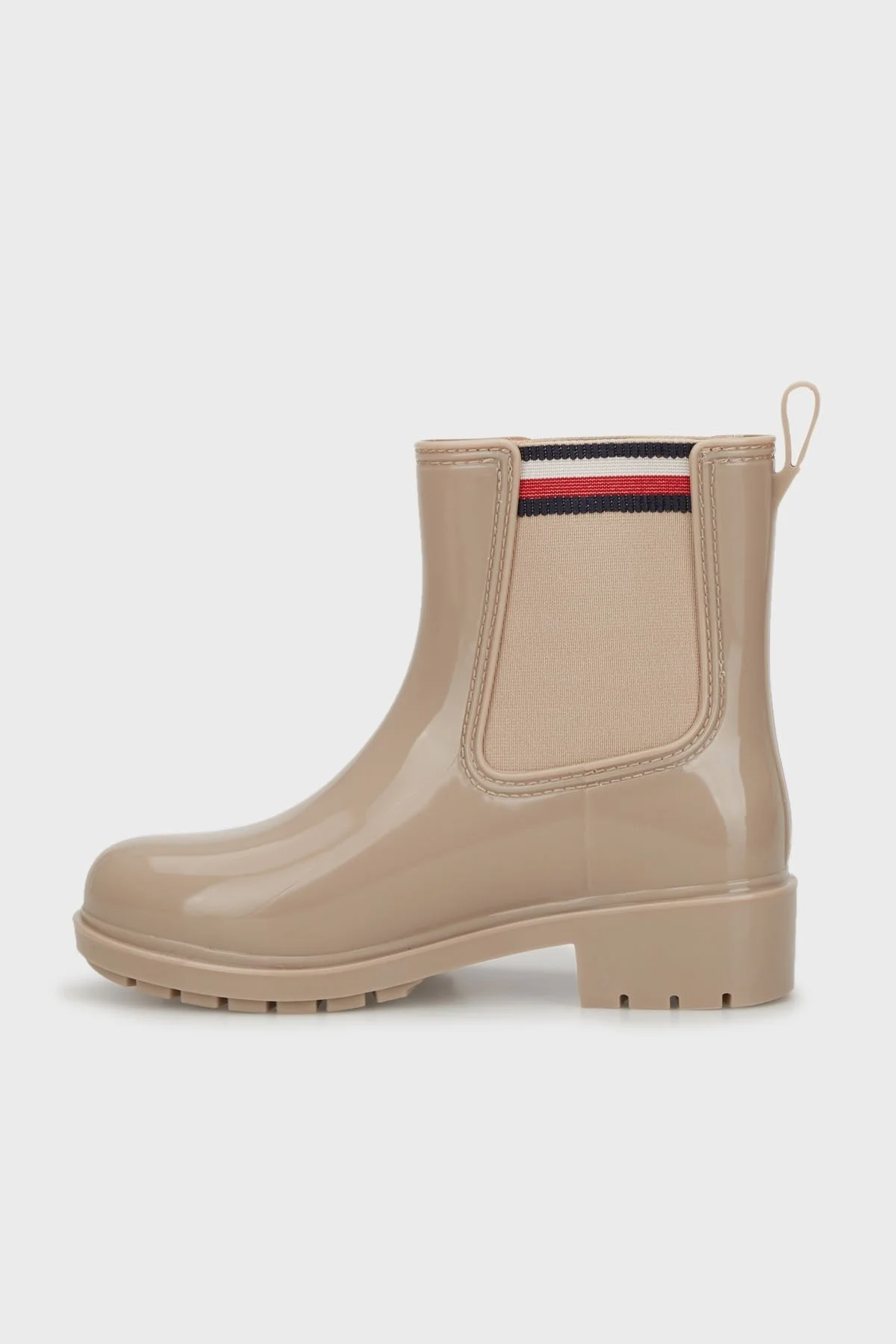 Tommy Hilfiger Corporate Elastic Rainboot Bayan Bot FW0FW07473 ABO BEJ - 12