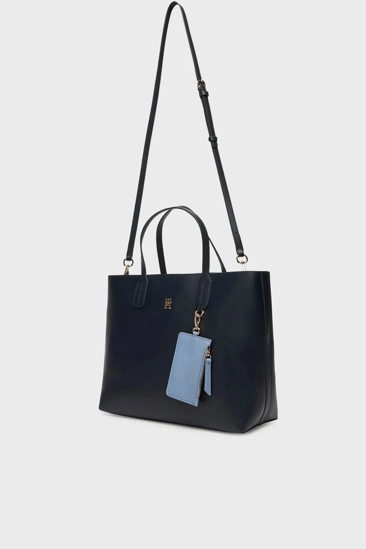 Tommy Hilfiger Cüzdan Detaylı Çıkarılabilir Askılı Bayan Çanta AW0AW17683 DW6 LACİVERT - 4