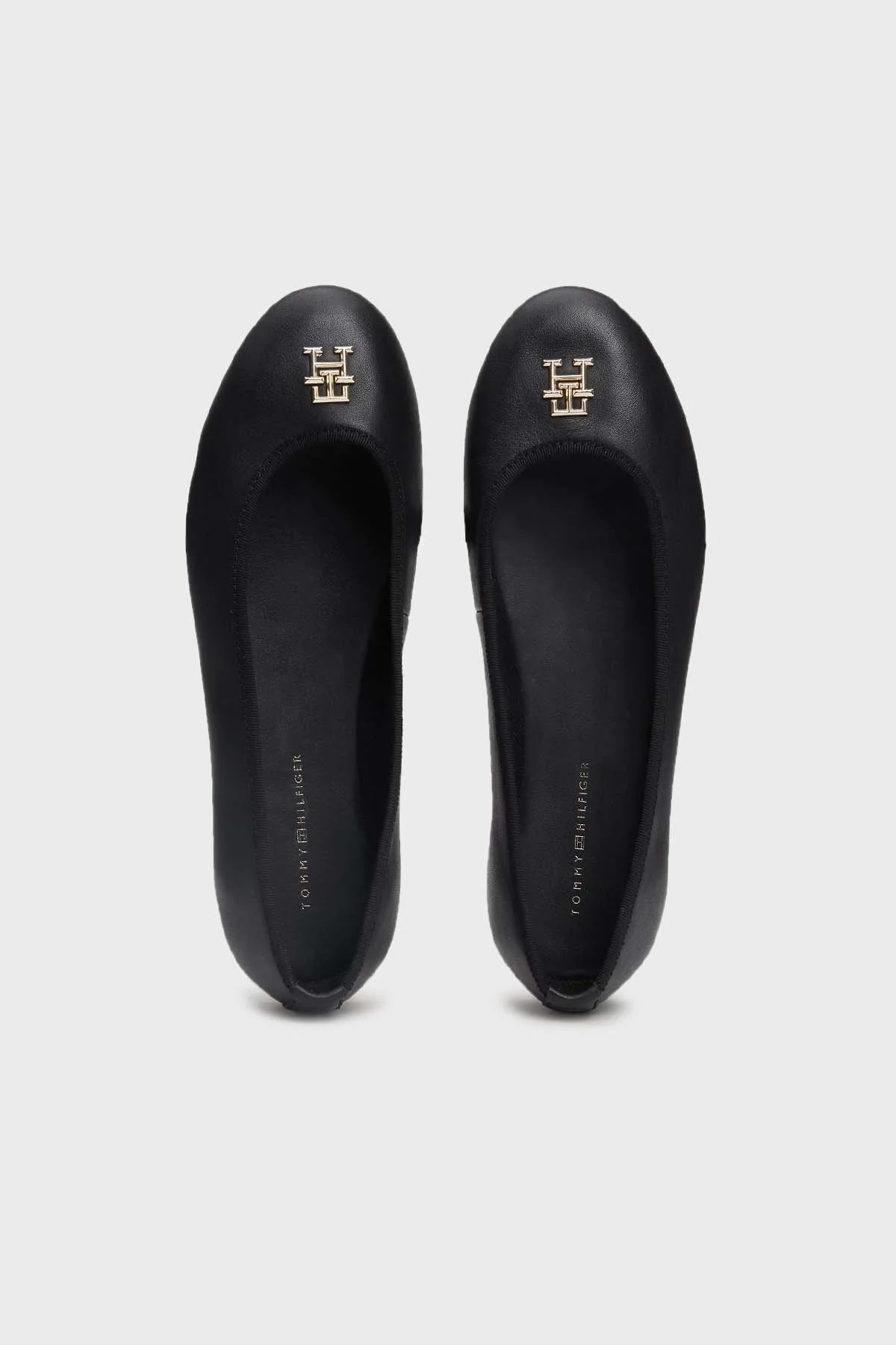 Tommy Hilfiger Deri Babet Bayan Ayakkabı FW0FW07712 BDS SİYAH - 3