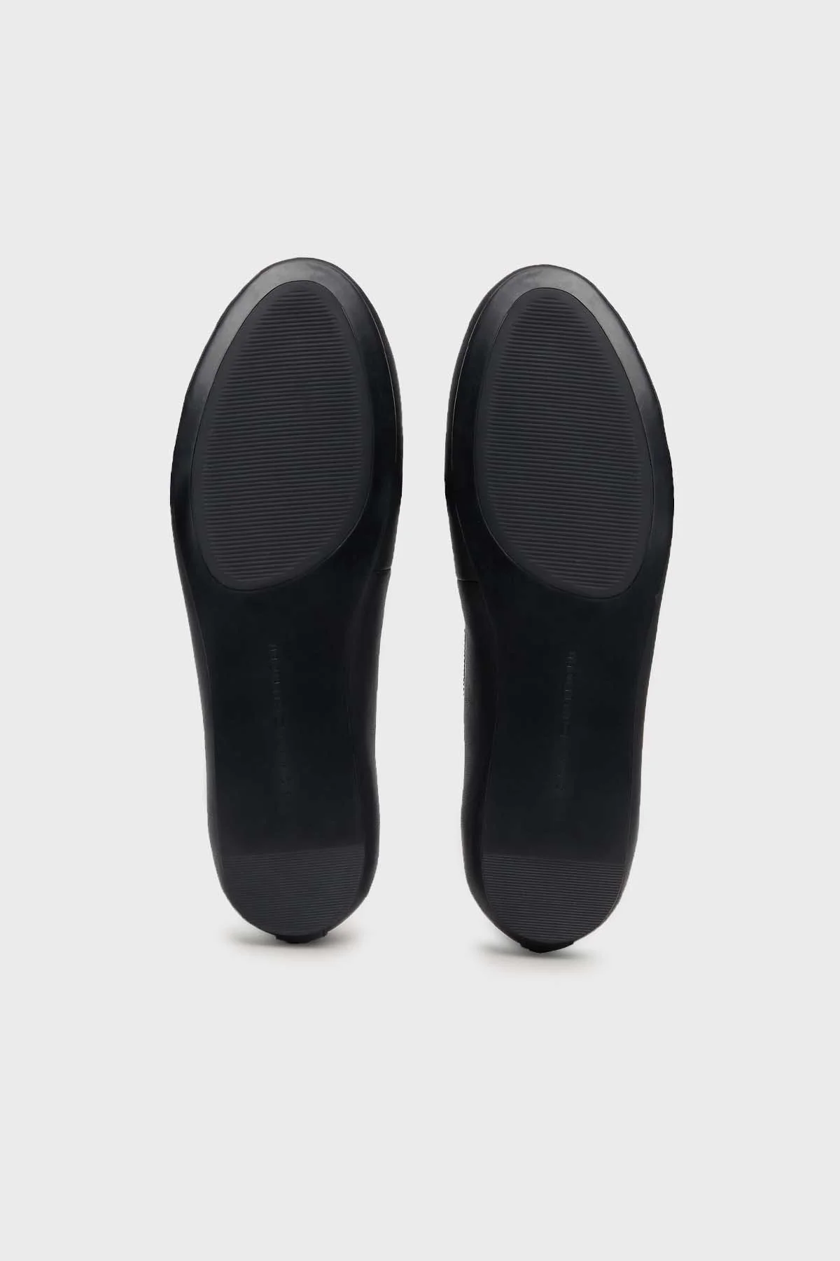 Tommy Hilfiger Deri Babet Bayan Ayakkabı FW0FW07712 BDS SİYAH - 5