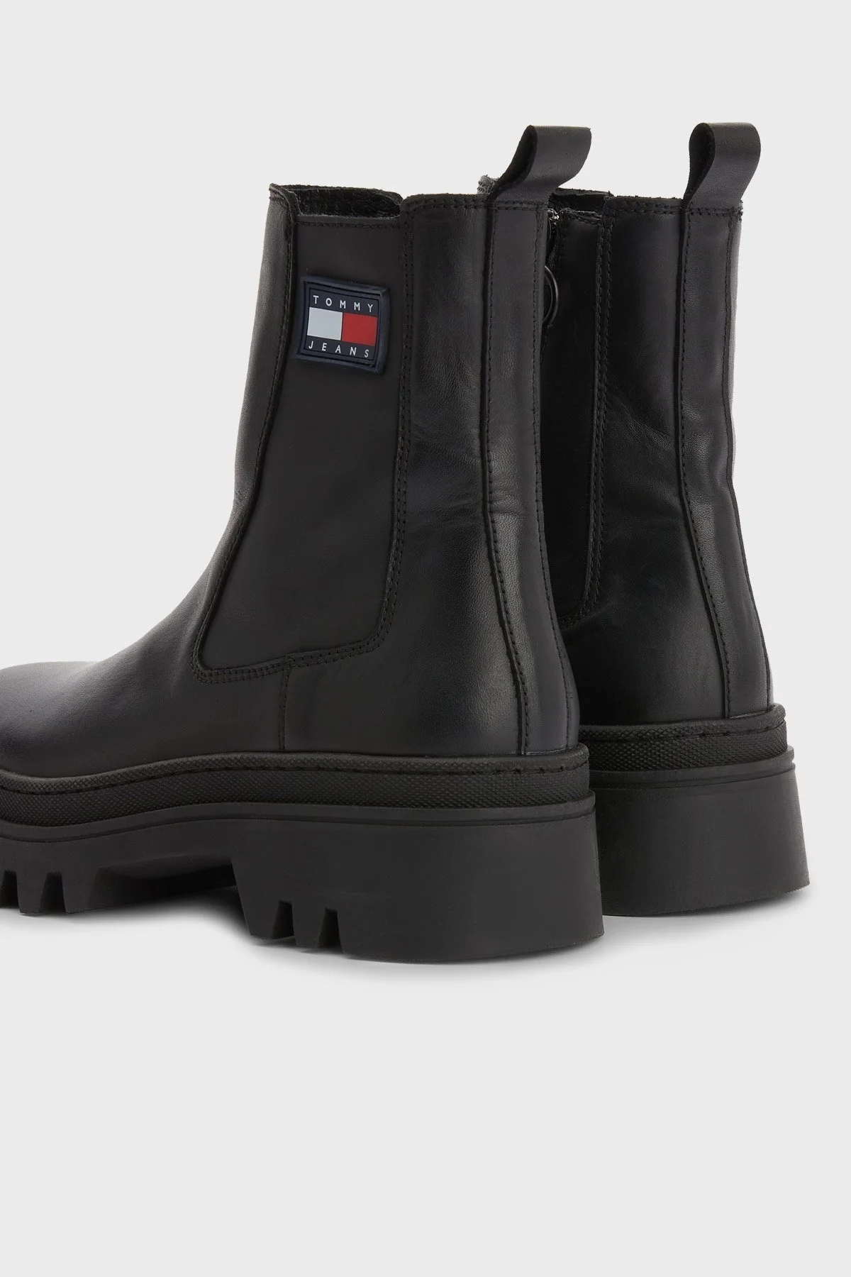 Tommy Hilfiger Deri Chelsea Bayan Bot EN0EN01917 BDS SİYAH - 3