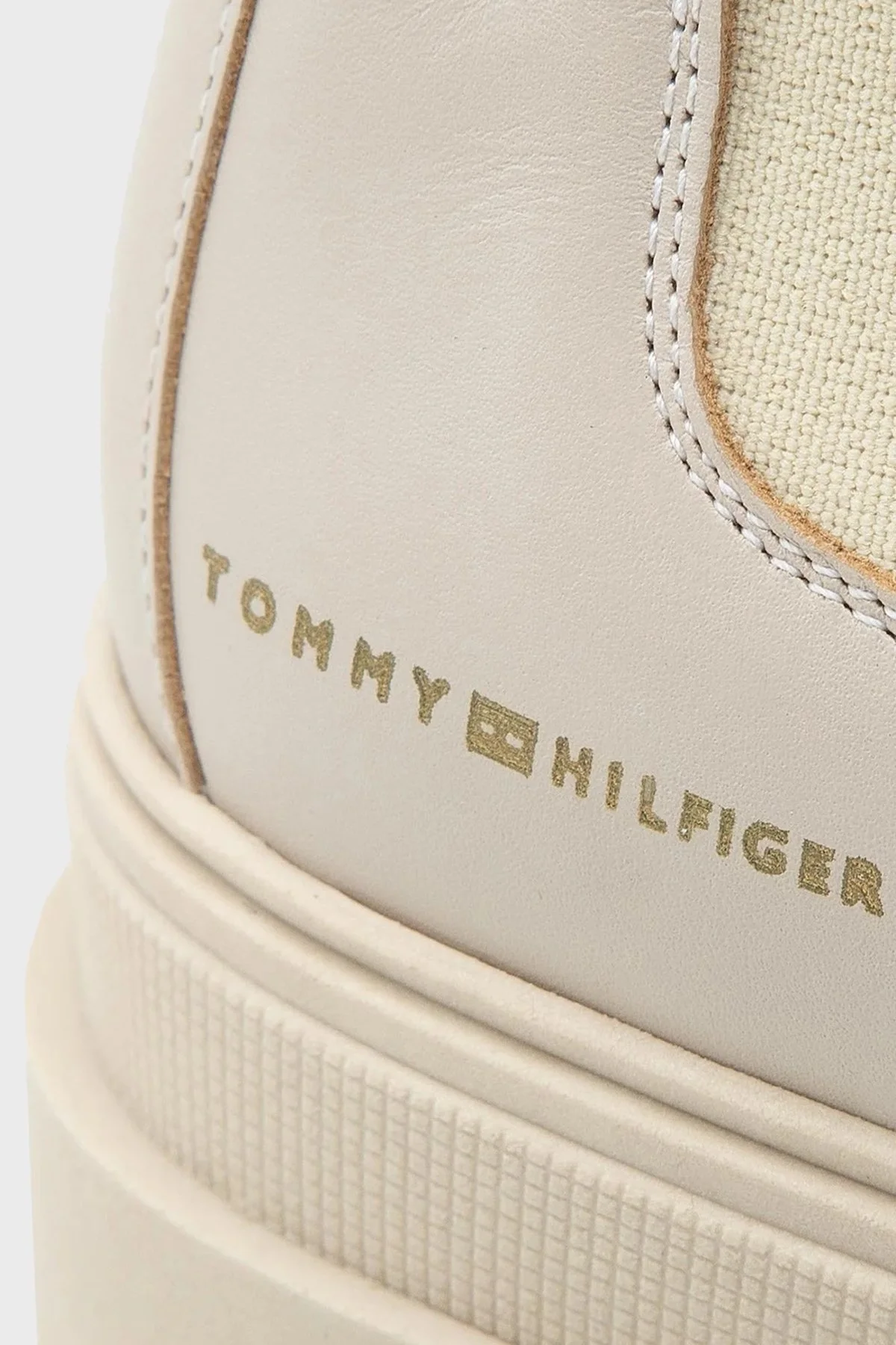 Tommy Hilfiger Deri Chelsea Bayan Bot FW0FW06730 ACI BEJ - 7