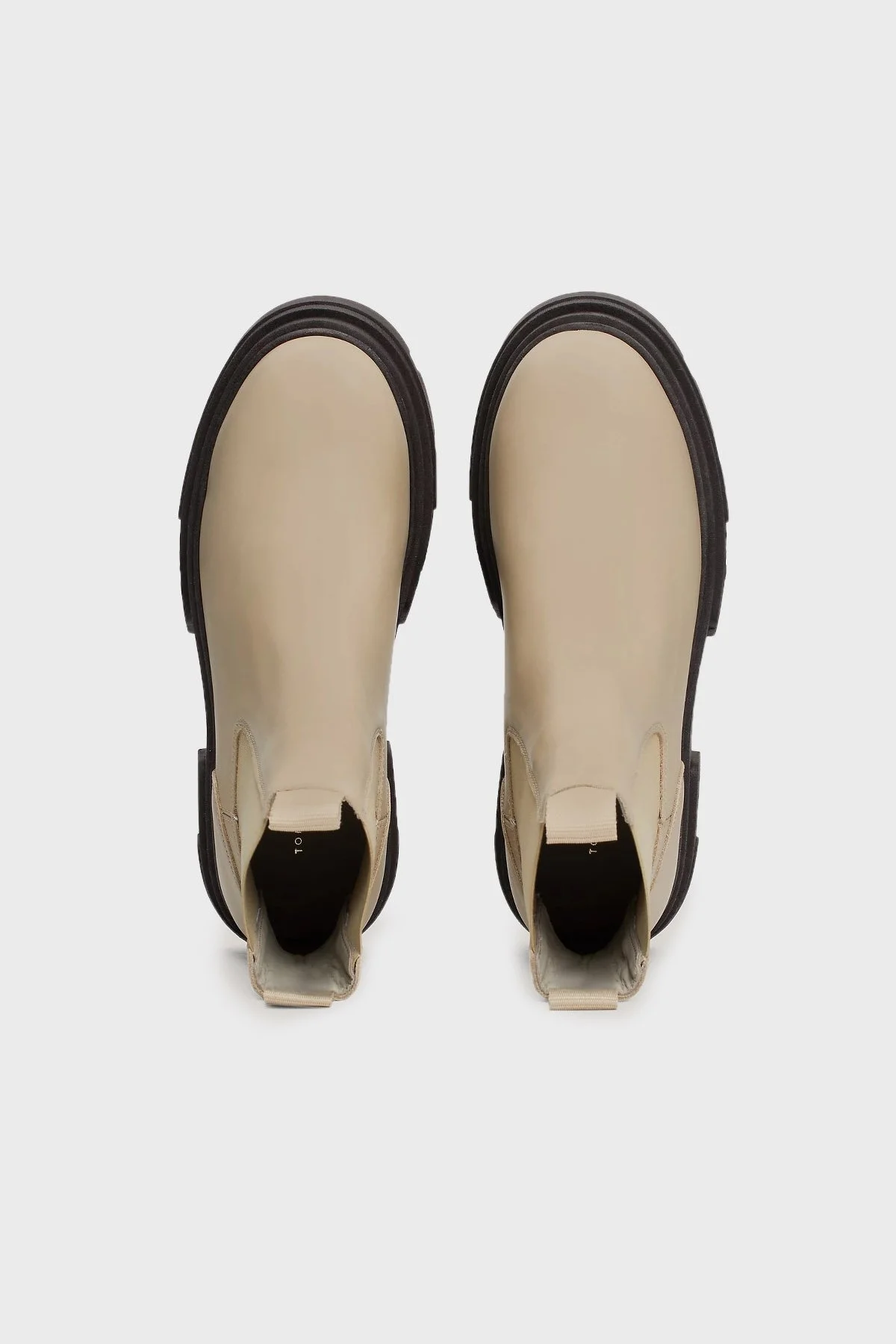 Tommy Hilfiger Deri Chelsea Bayan Bot FW0FW08089 AEG BEJ - 5