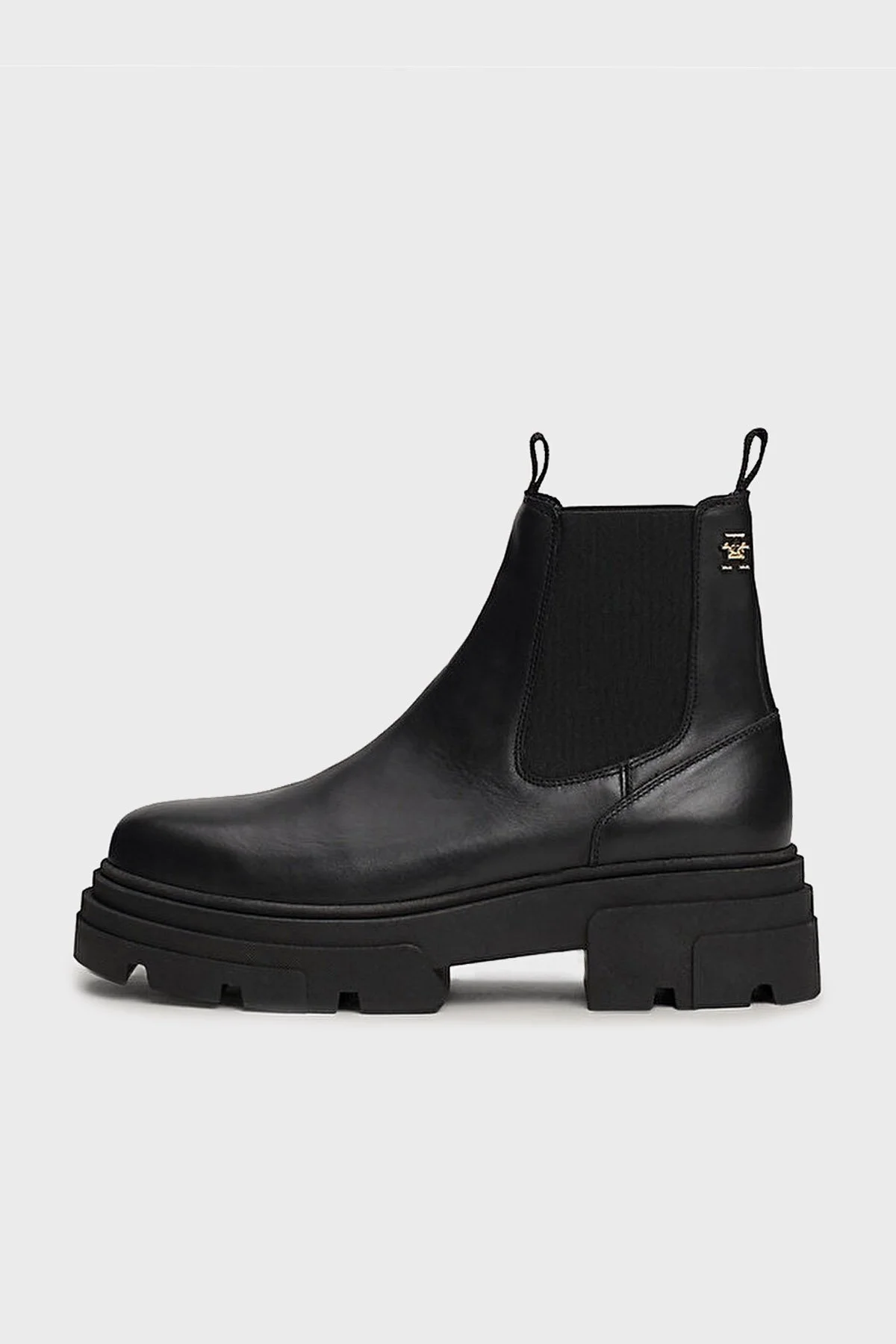 Tommy Hilfiger Deri Chelsea Bayan Bot FW0FW08089 BDS SİYAH - 2