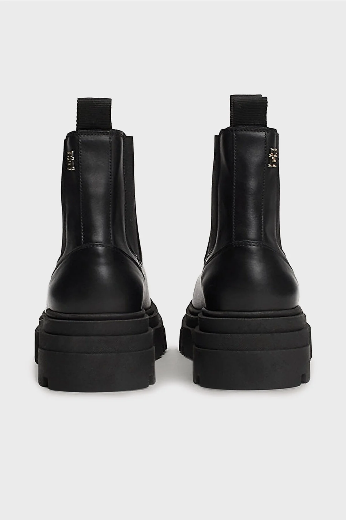 Tommy Hilfiger Deri Chelsea Bayan Bot FW0FW08089 BDS SİYAH - 5