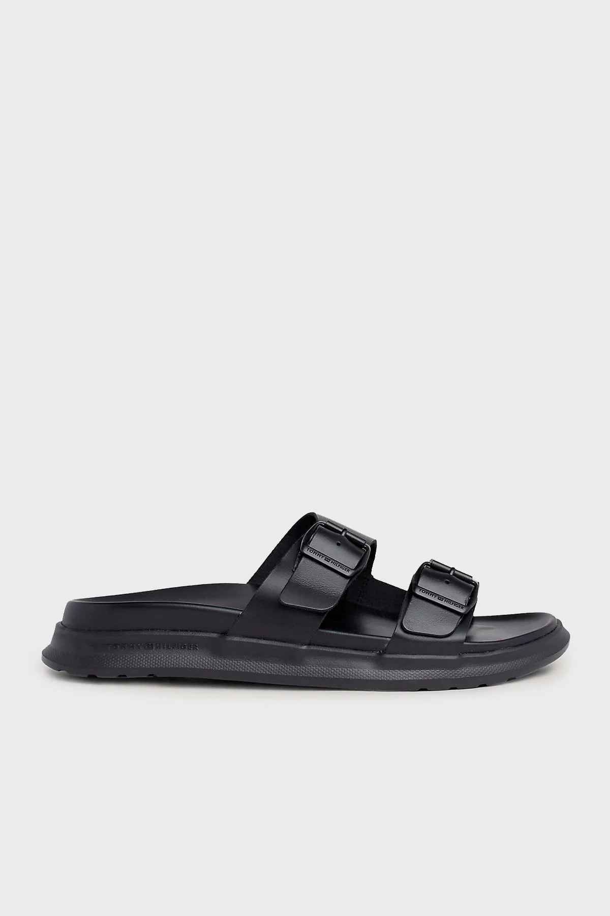 Tommy Hilfiger Deri Erkek Terlik FM0FM05005 BDS SİYAH - 1