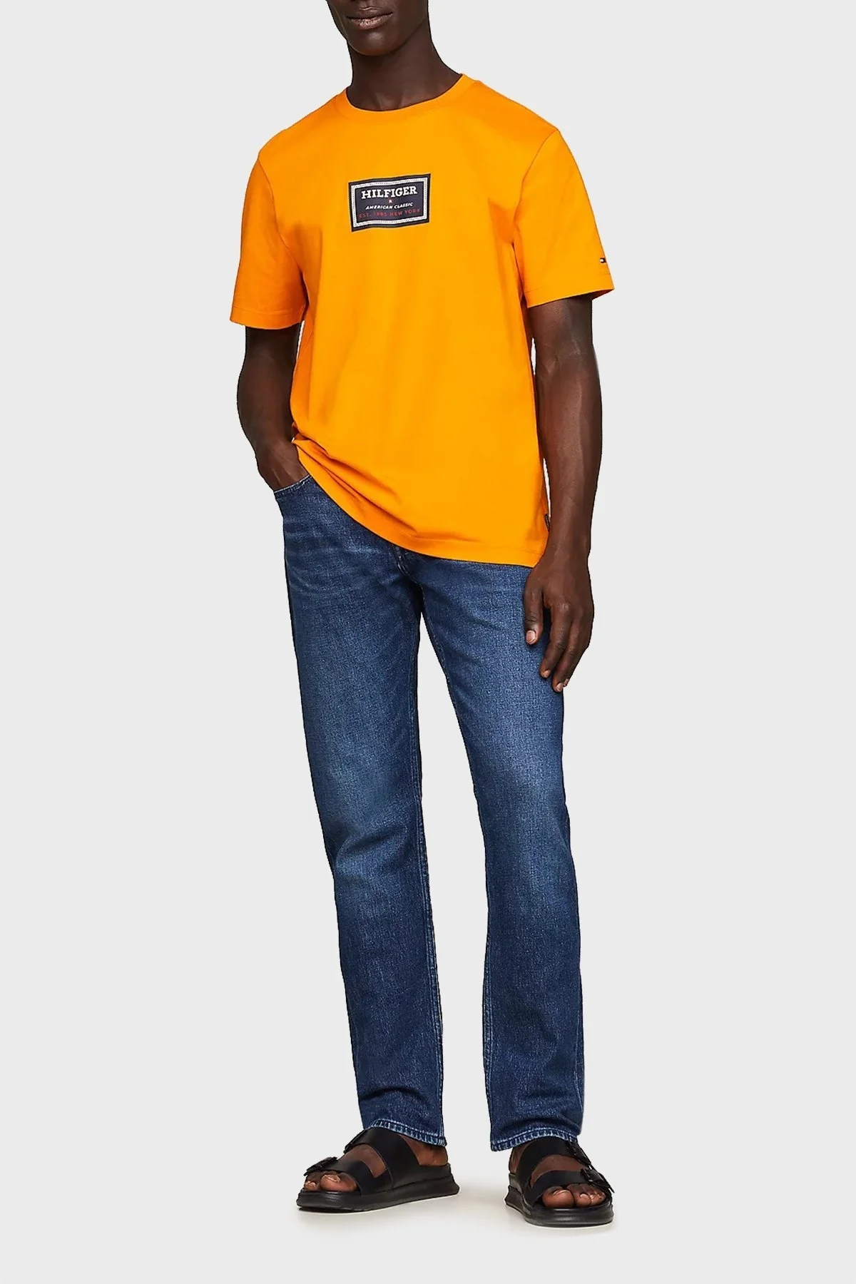 Tommy Hilfiger Deri Erkek Terlik FM0FM05005 BDS SİYAH - 2