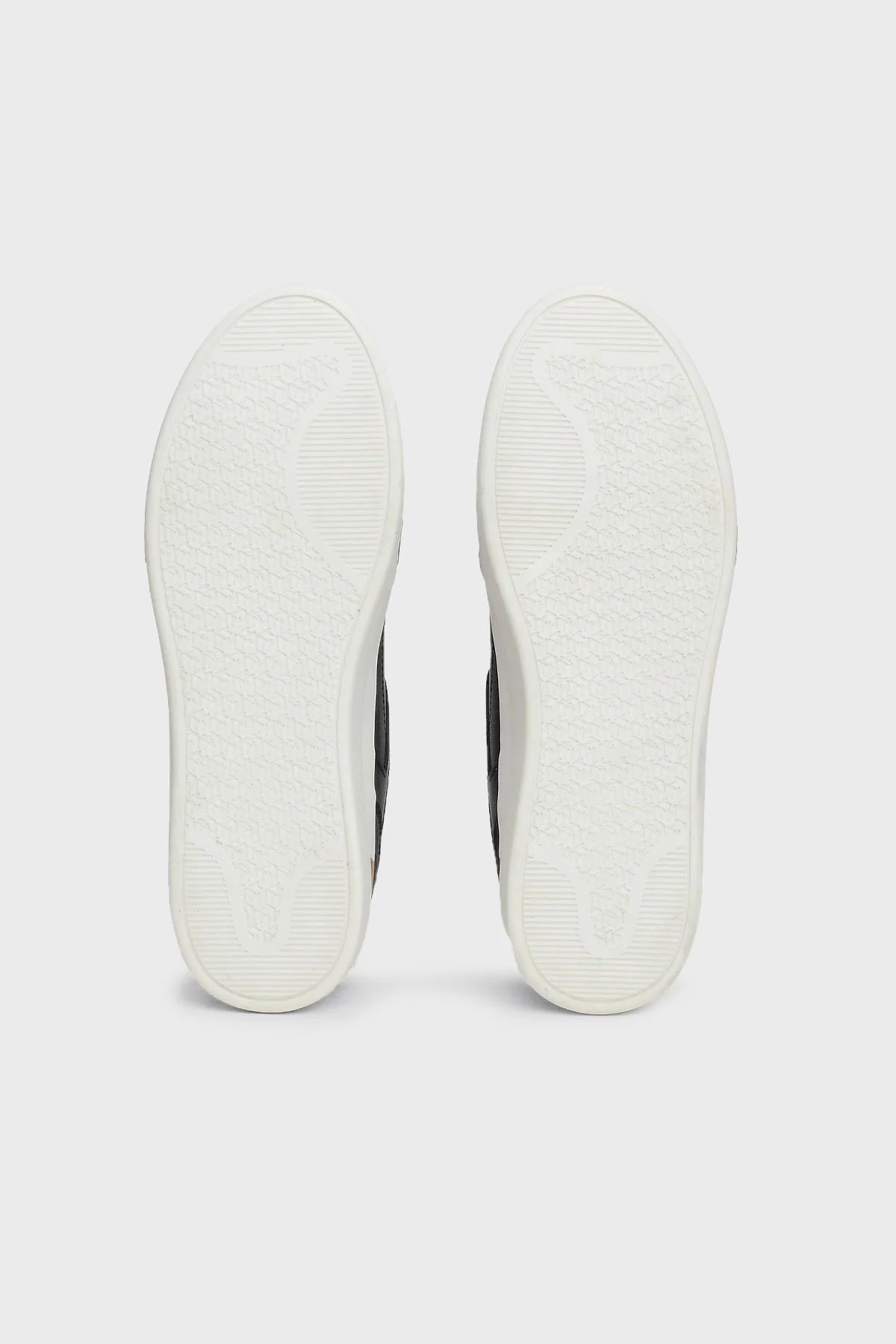 Tommy Hilfiger Deri Karışımlı Logolu Kalın Tabanlı Sneaker Bayan Ayakkabı FW0FW08126 BDS SİYAH - 6